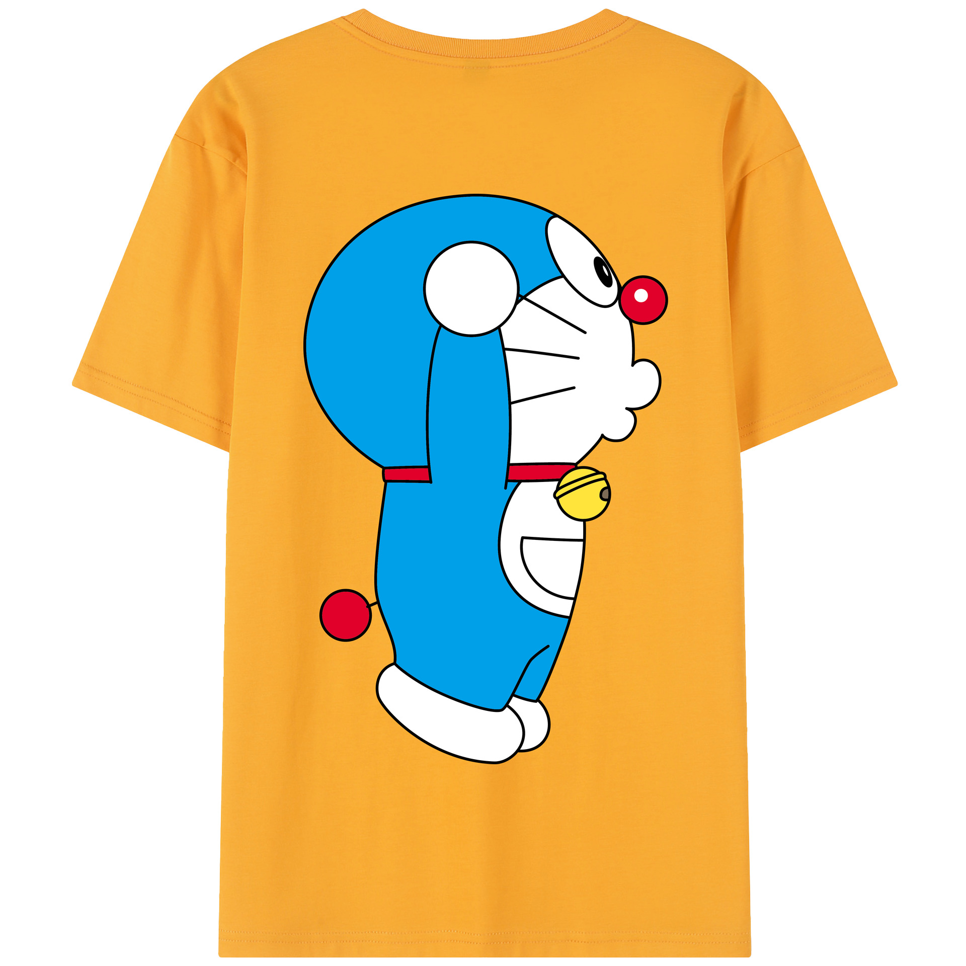 （画像用） ドラえもん Doraemon 綿100％半袖Tシャツ（背面プリント）