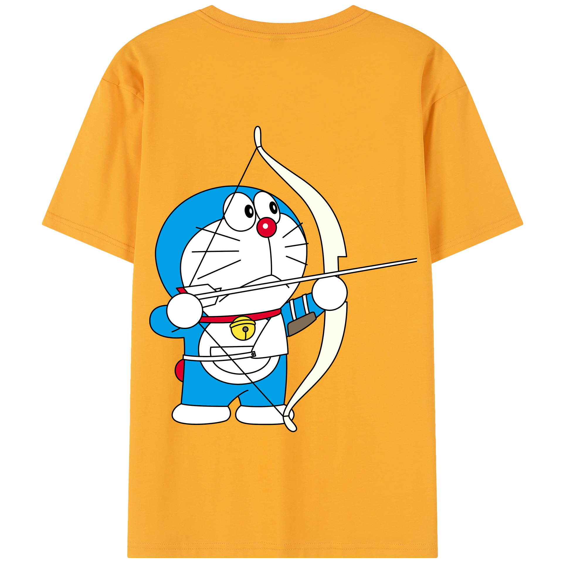 （画像用） ドラえもん Doraemon 綿100％半袖Tシャツ（背面プリント）