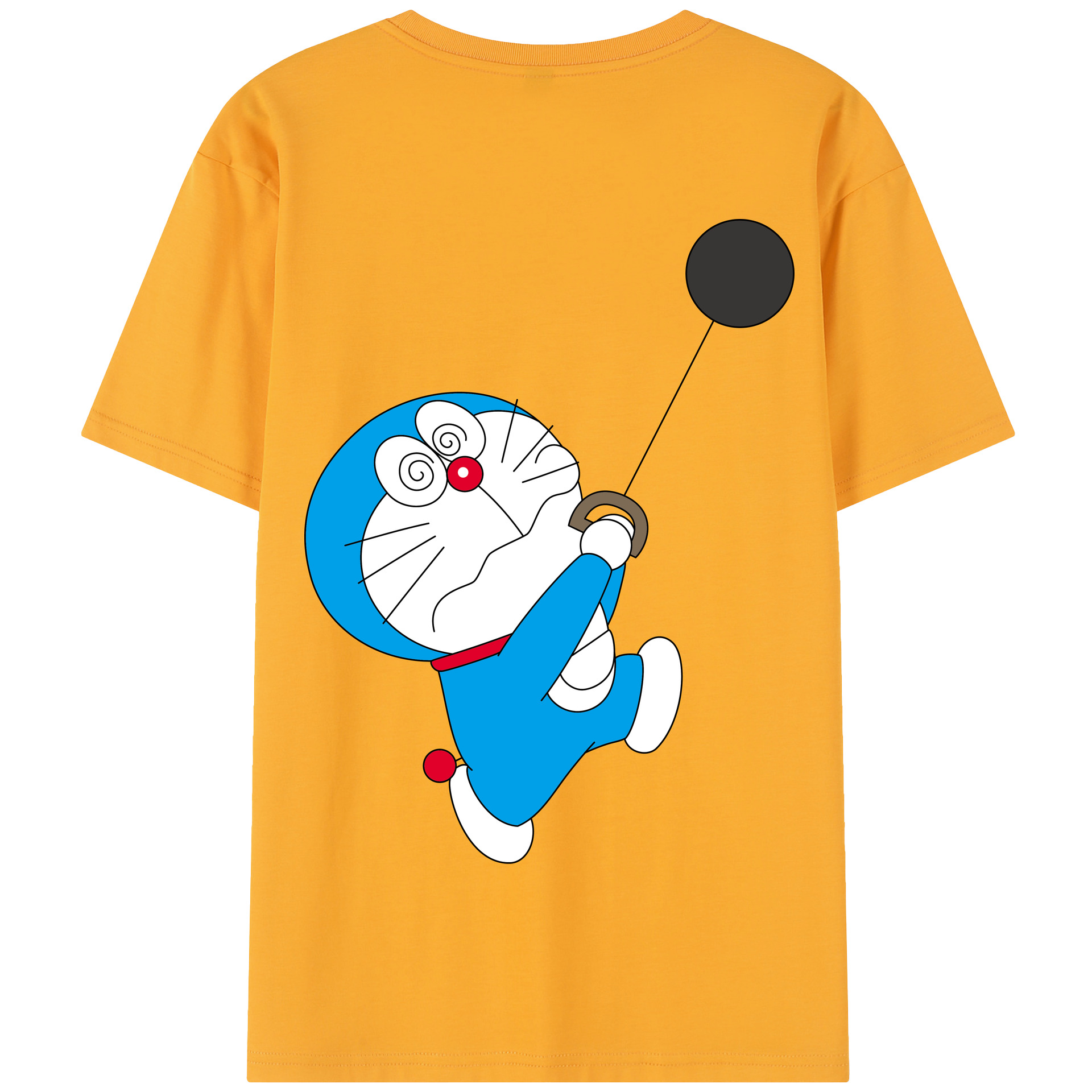 （画像用） ドラえもん Doraemon 綿100％半袖Tシャツ（背面プリント）