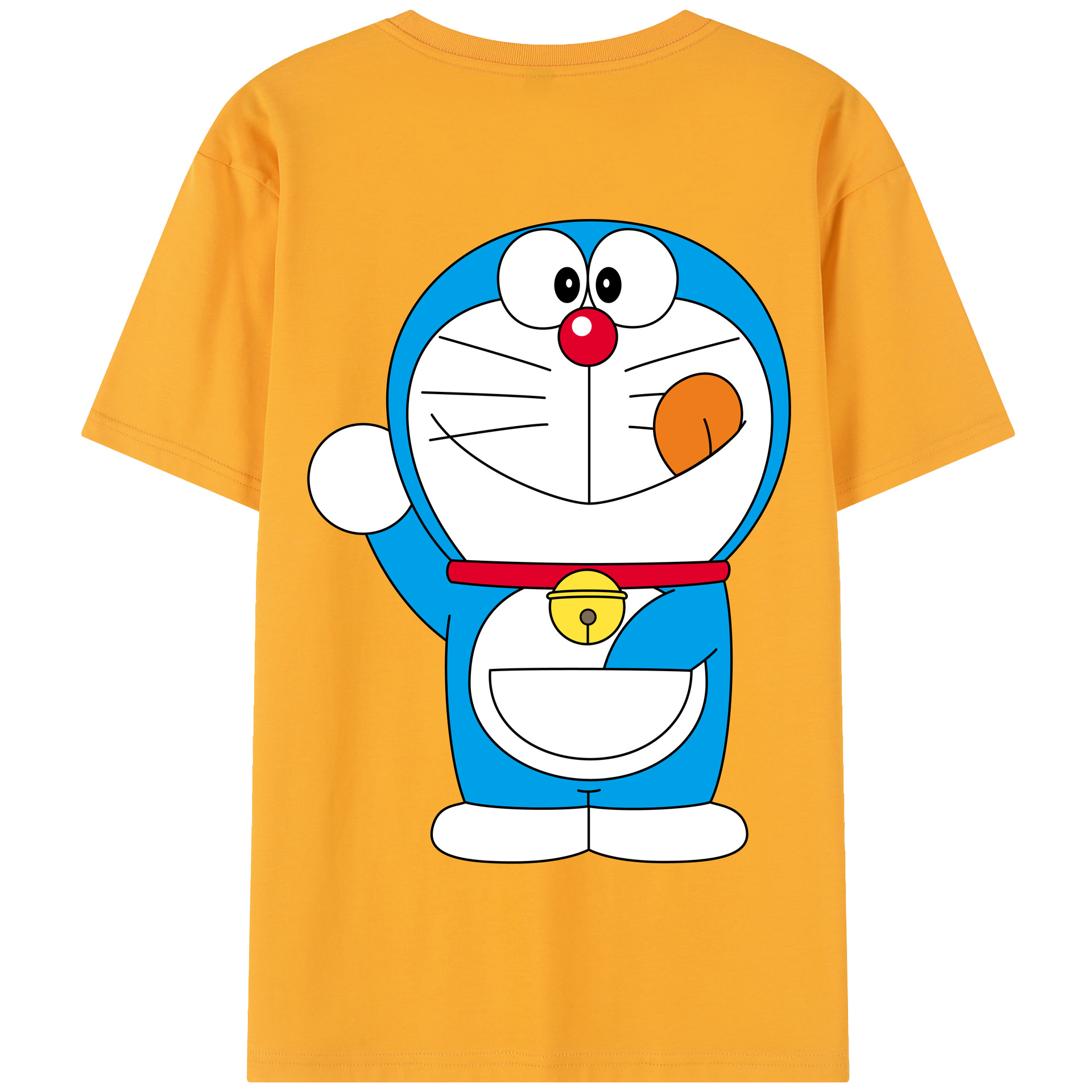 （画像用） ドラえもん Doraemon 綿100％半袖Tシャツ（背面プリント）