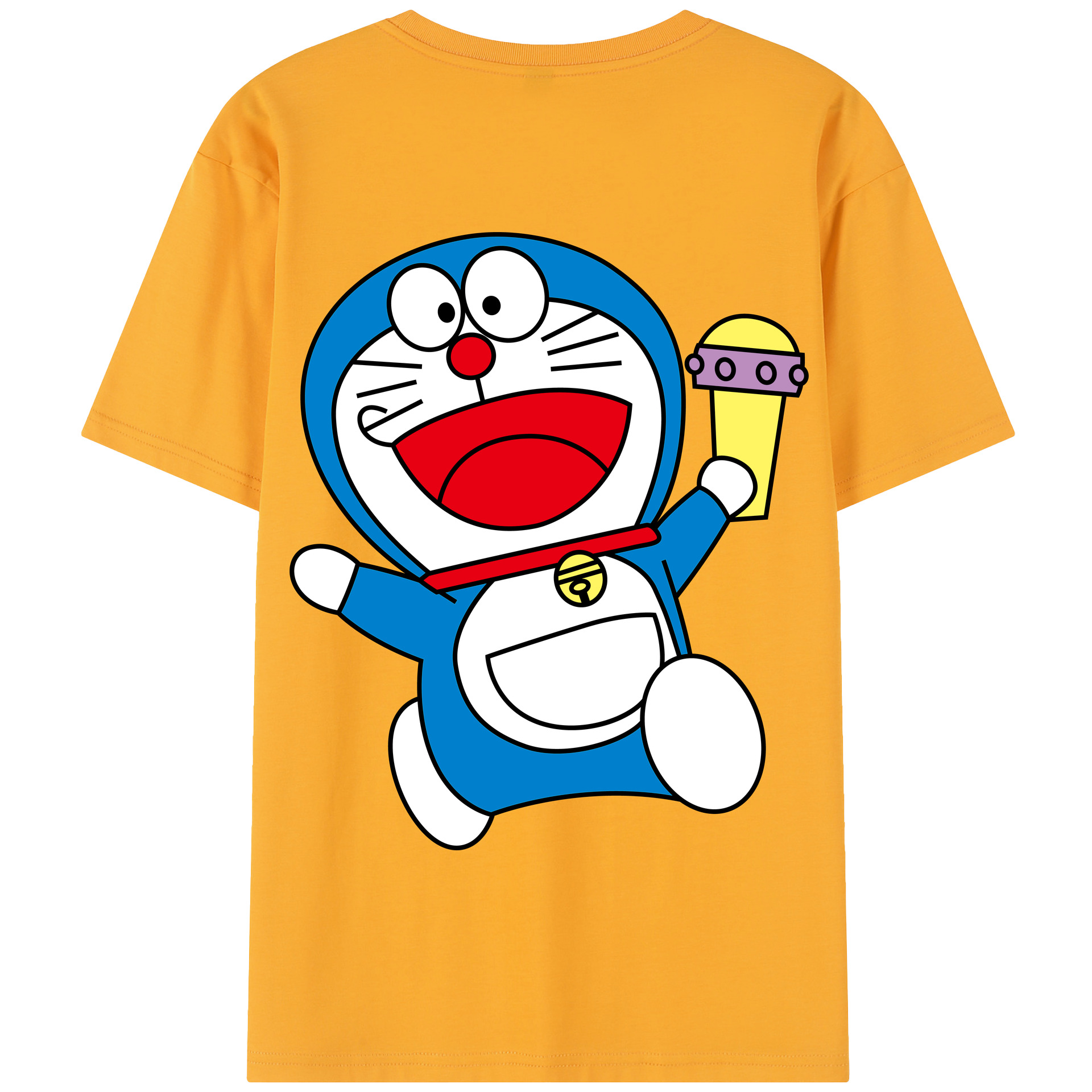 （画像用） ドラえもん Doraemon 綿100％半袖Tシャツ（背面プリント）