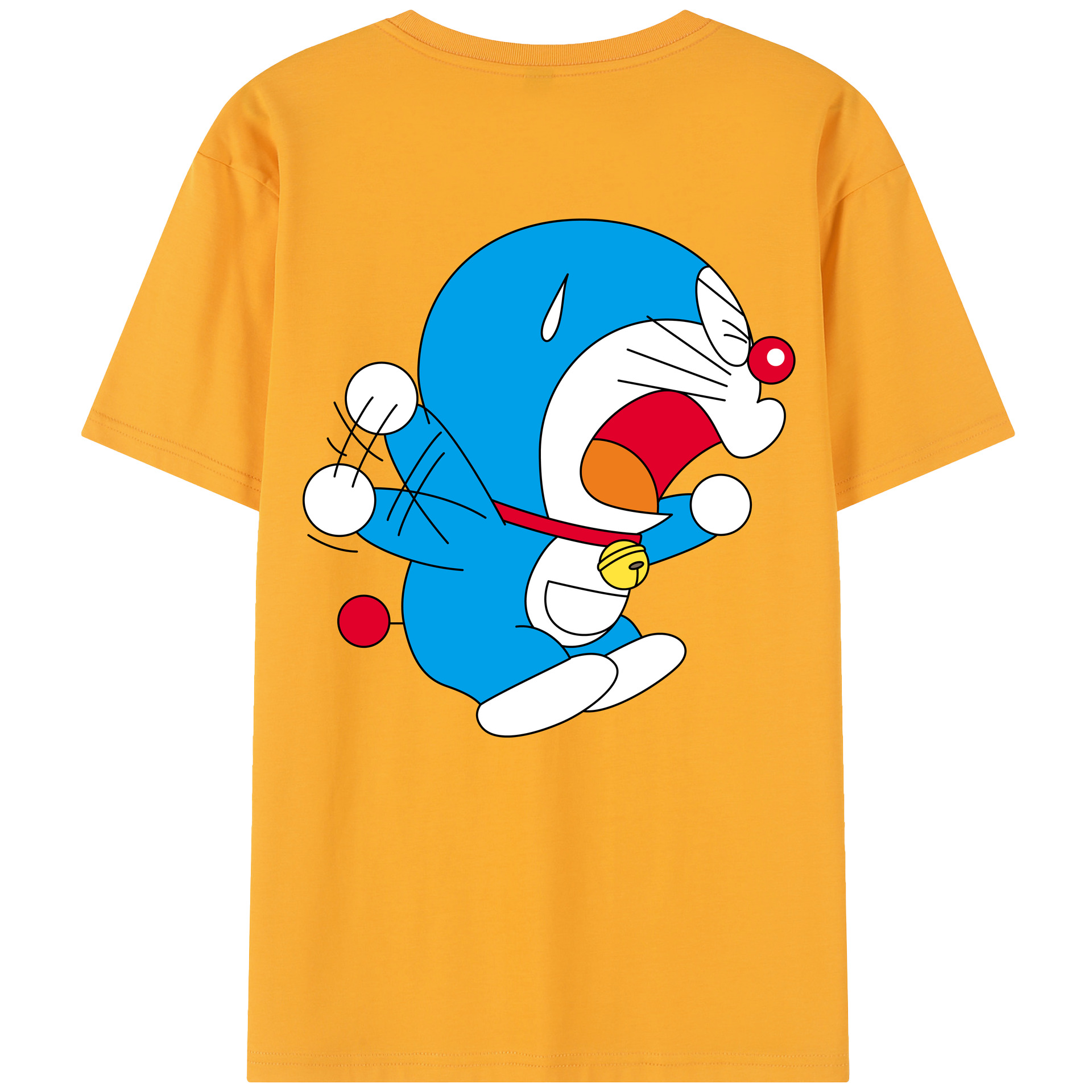（画像用） ドラえもん Doraemon 綿100％半袖Tシャツ（背面プリント）