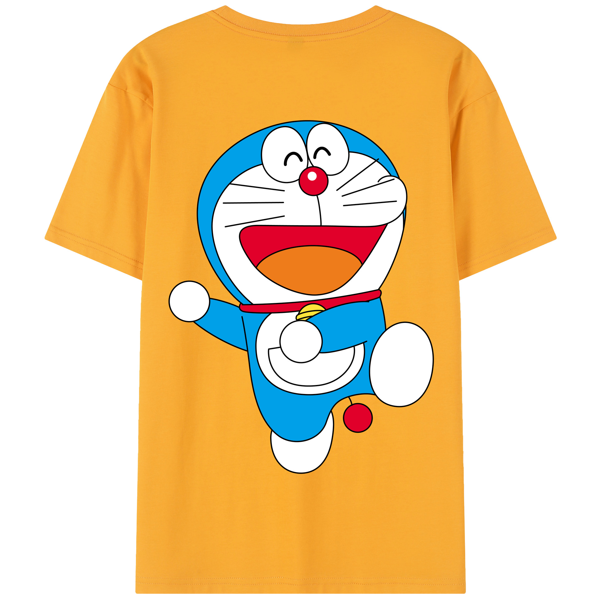 （画像用） ドラえもん Doraemon 綿100％半袖Tシャツ（背面プリント）
