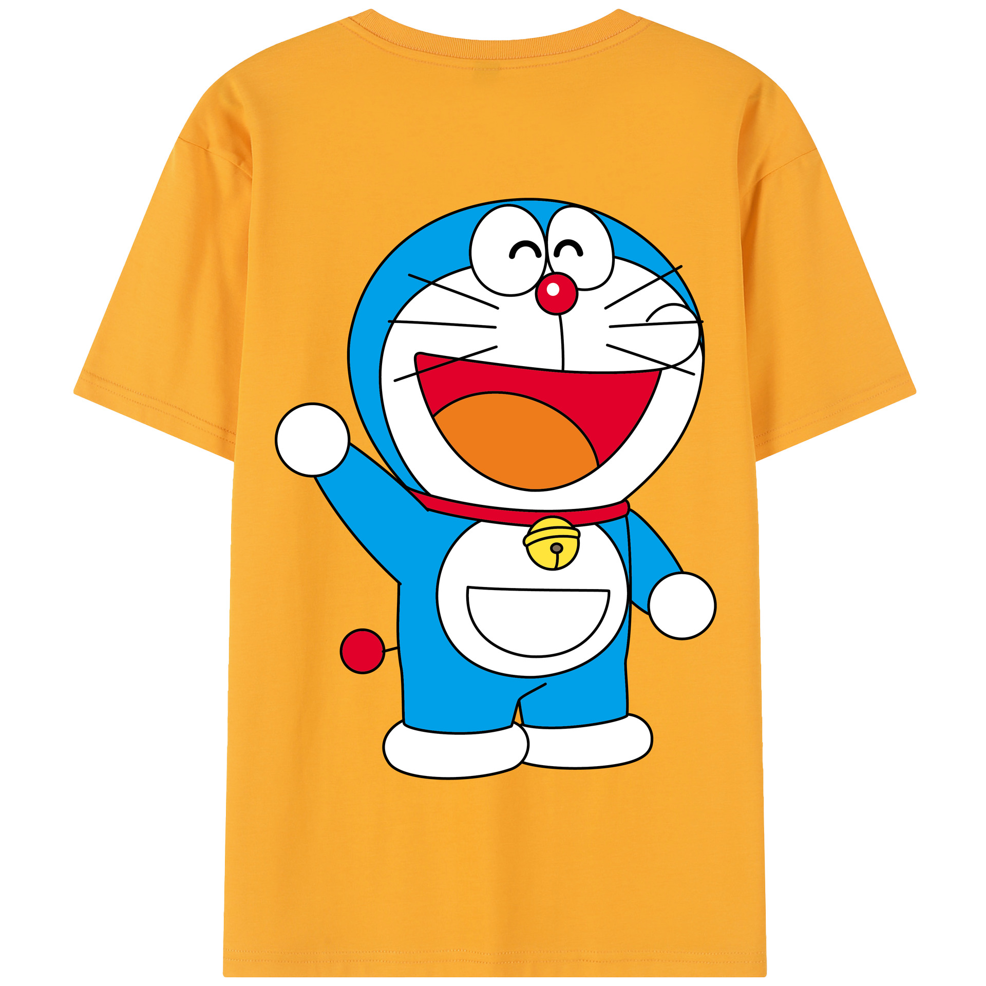 （画像用） ドラえもん Doraemon 綿100％半袖Tシャツ（背面プリント）