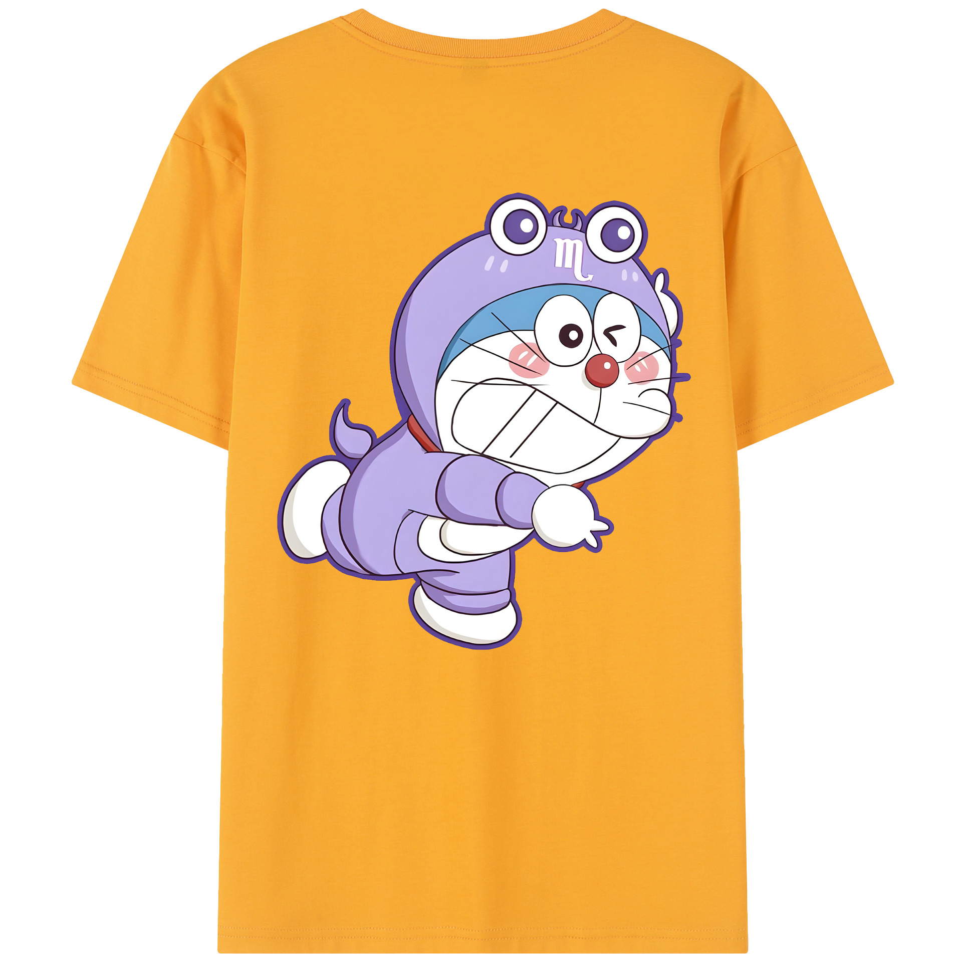 （画像用） ドラえもん Doraemon 綿100％半袖Tシャツ（背面プリント）