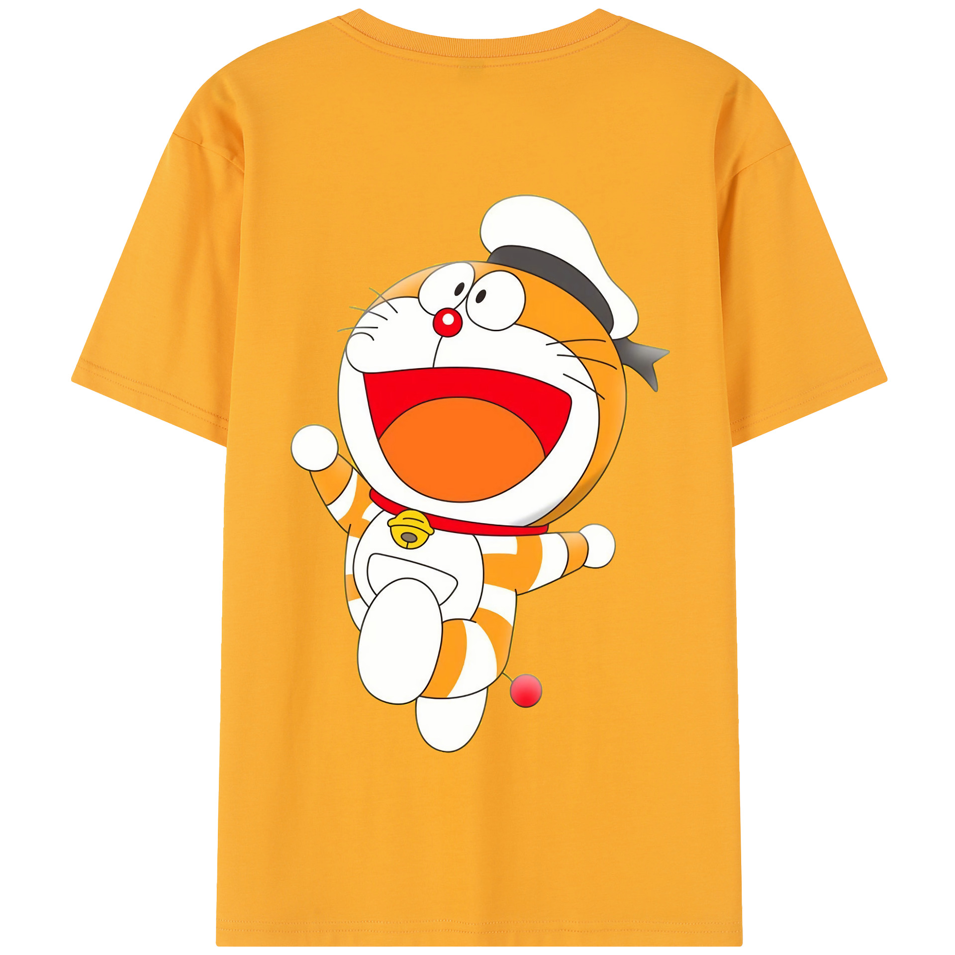 （画像用） ドラえもん Doraemon 綿100％半袖Tシャツ（背面プリント）