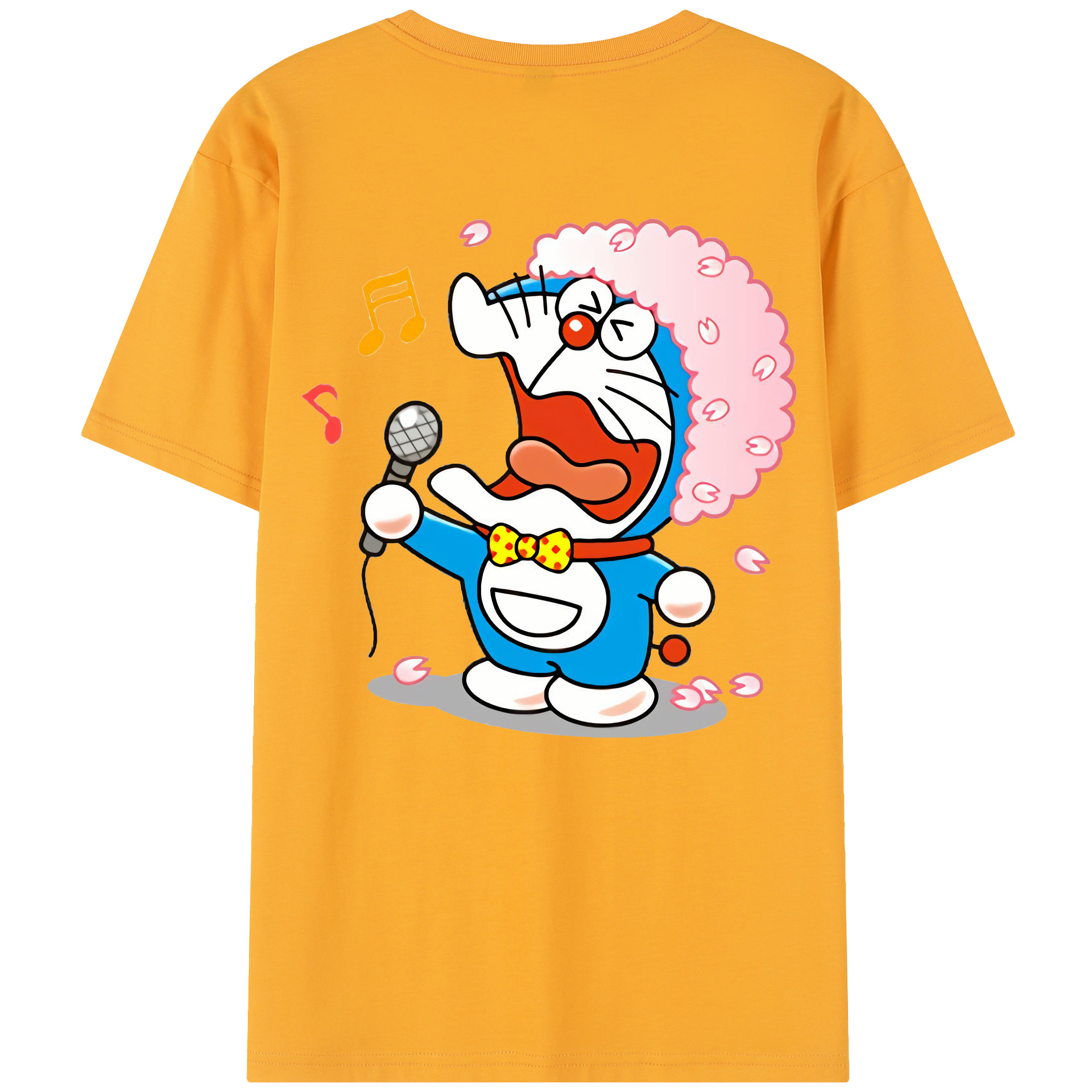 （画像用） ドラえもん Doraemon 綿100％半袖Tシャツ（背面プリント）