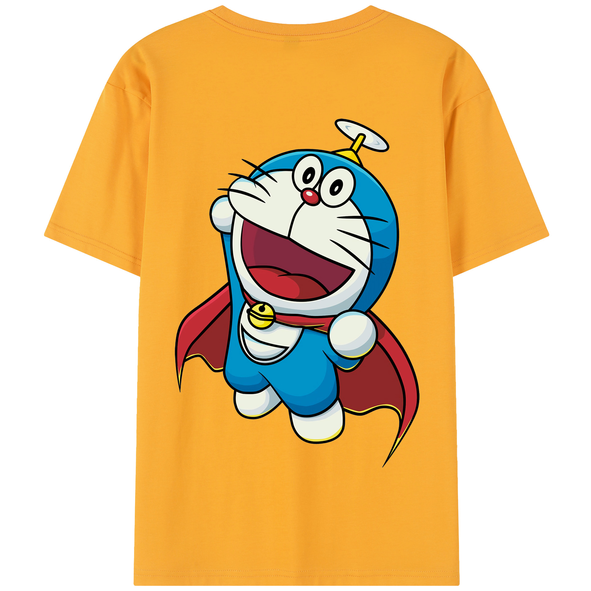 （画像用） ドラえもん Doraemon 綿100％半袖Tシャツ（背面プリント）