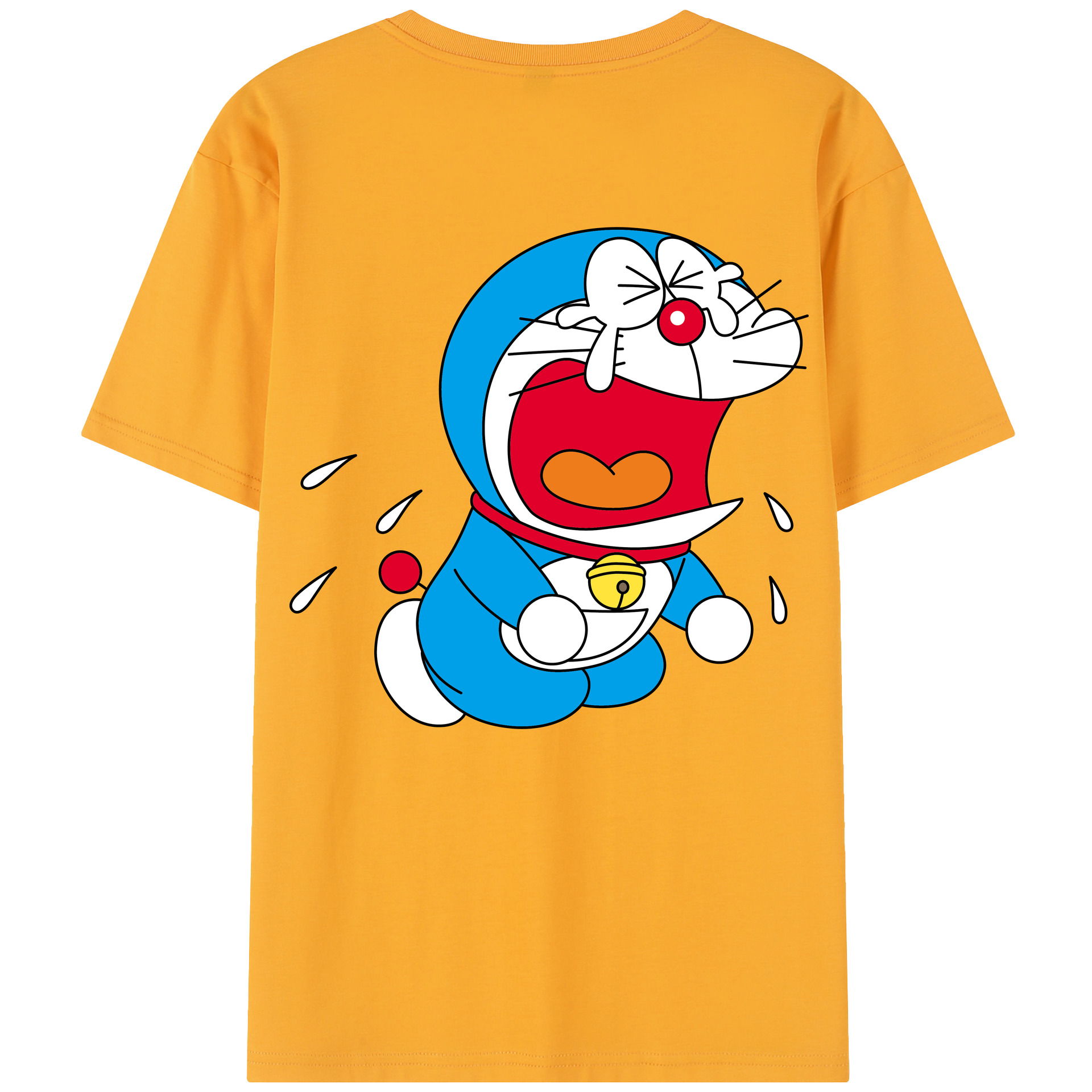 （画像用） ドラえもん Doraemon 綿100％半袖Tシャツ（背面プリント）