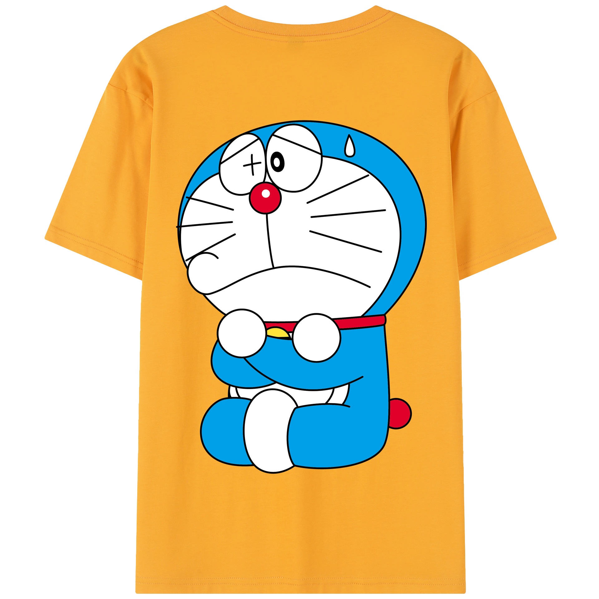（画像用） ドラえもん Doraemon 綿100％半袖Tシャツ（背面プリント）