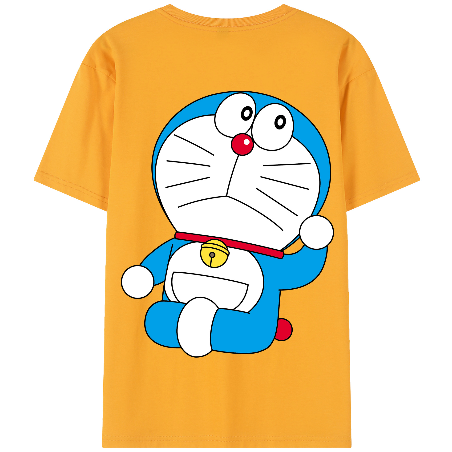 （画像用） ドラえもん Doraemon 綿100％半袖Tシャツ（背面プリント）