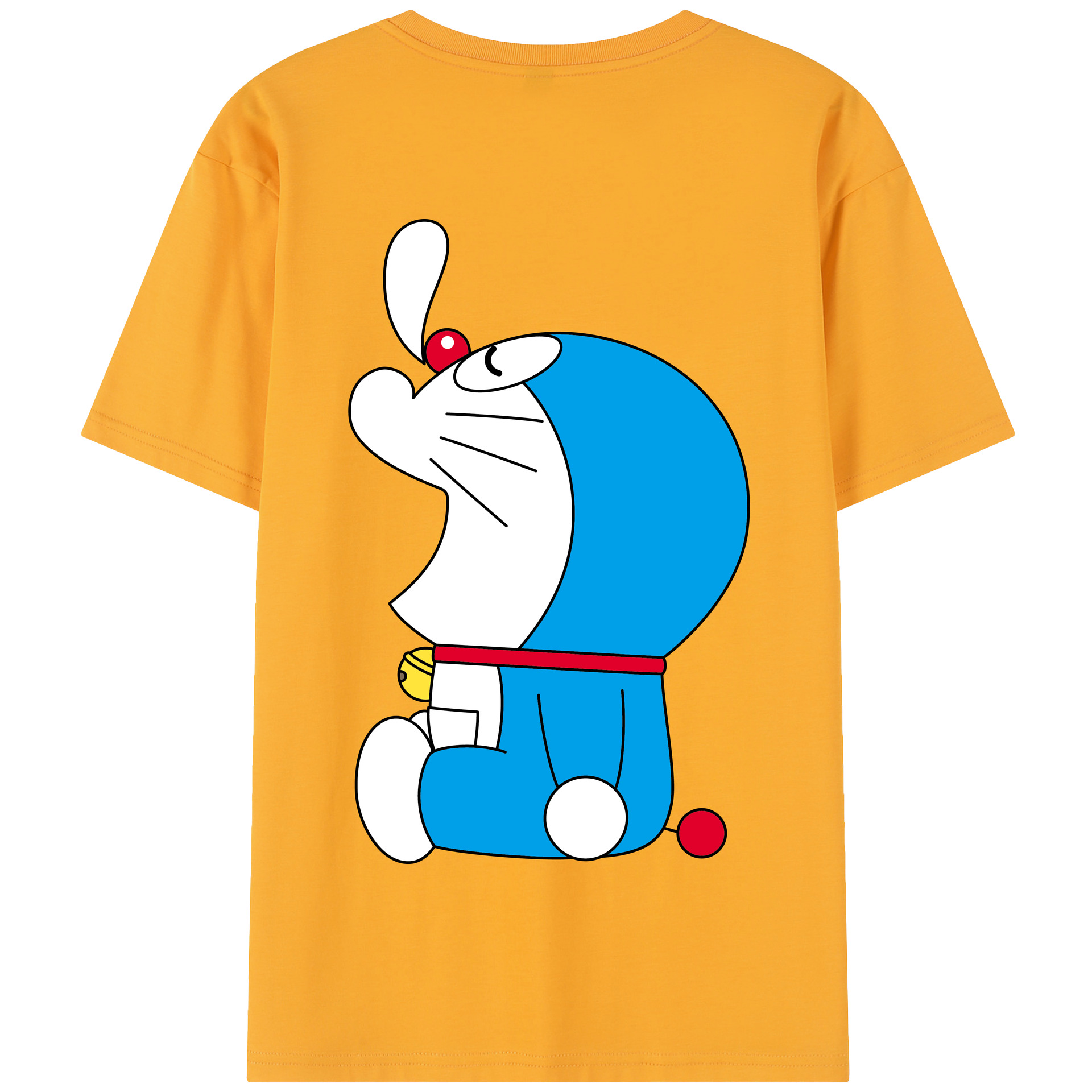 （画像用） ドラえもん Doraemon 綿100％半袖Tシャツ（背面プリント）