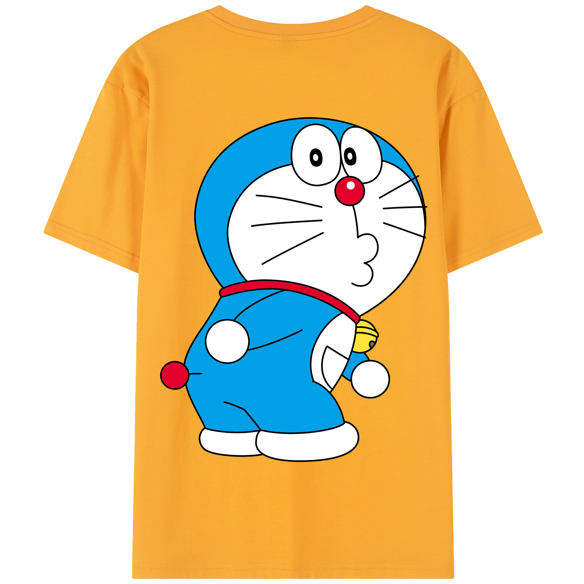 （画像用） ドラえもん Doraemon 綿100％半袖Tシャツ（背面プリント）