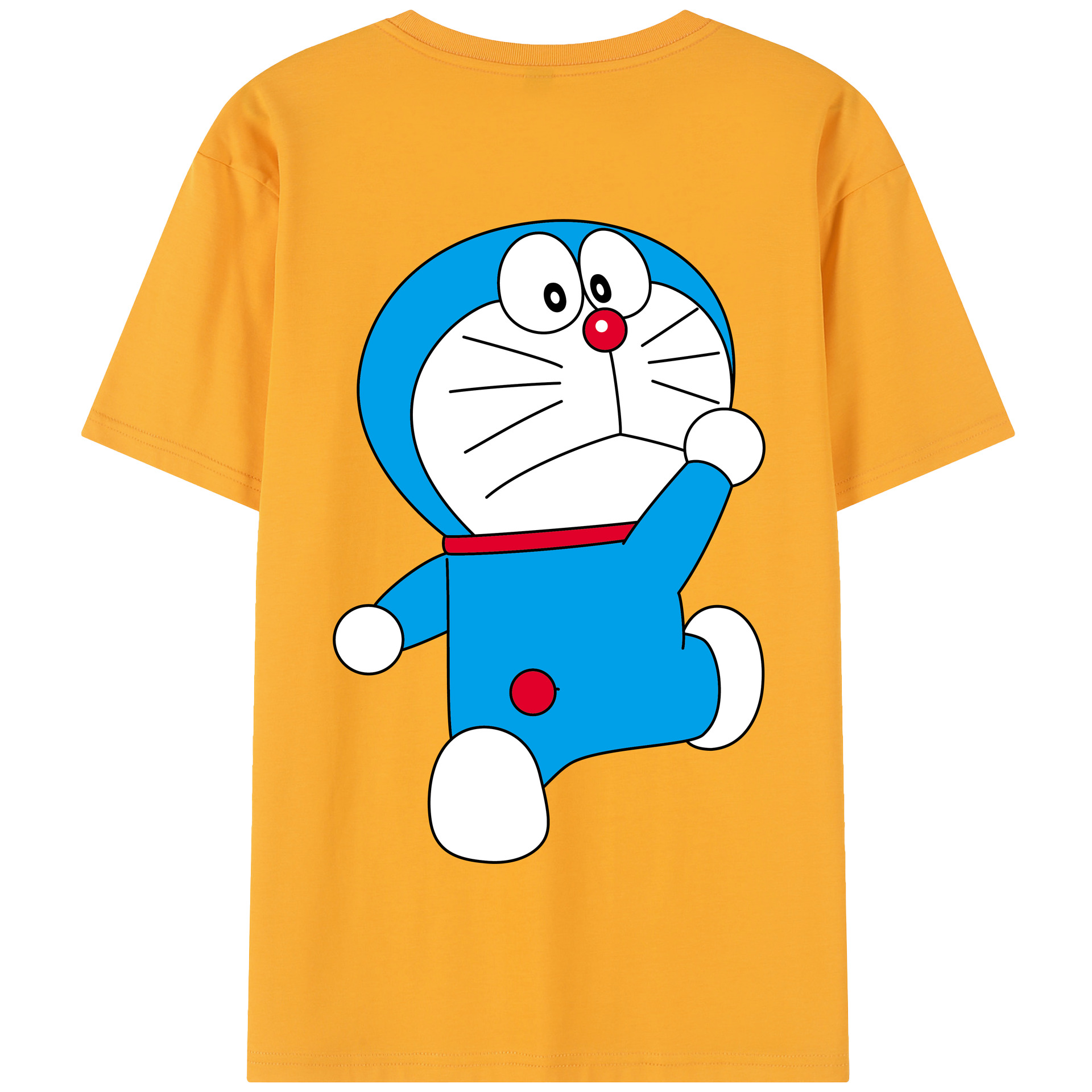（画像用） ドラえもん Doraemon 綿100％半袖Tシャツ（背面プリント）