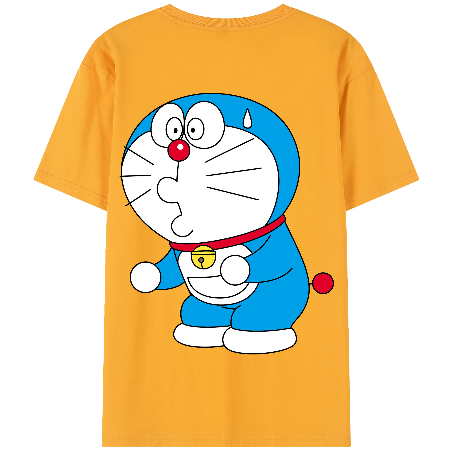 （画像用） ドラえもん Doraemon 綿100％半袖Tシャツ（背面プリント）