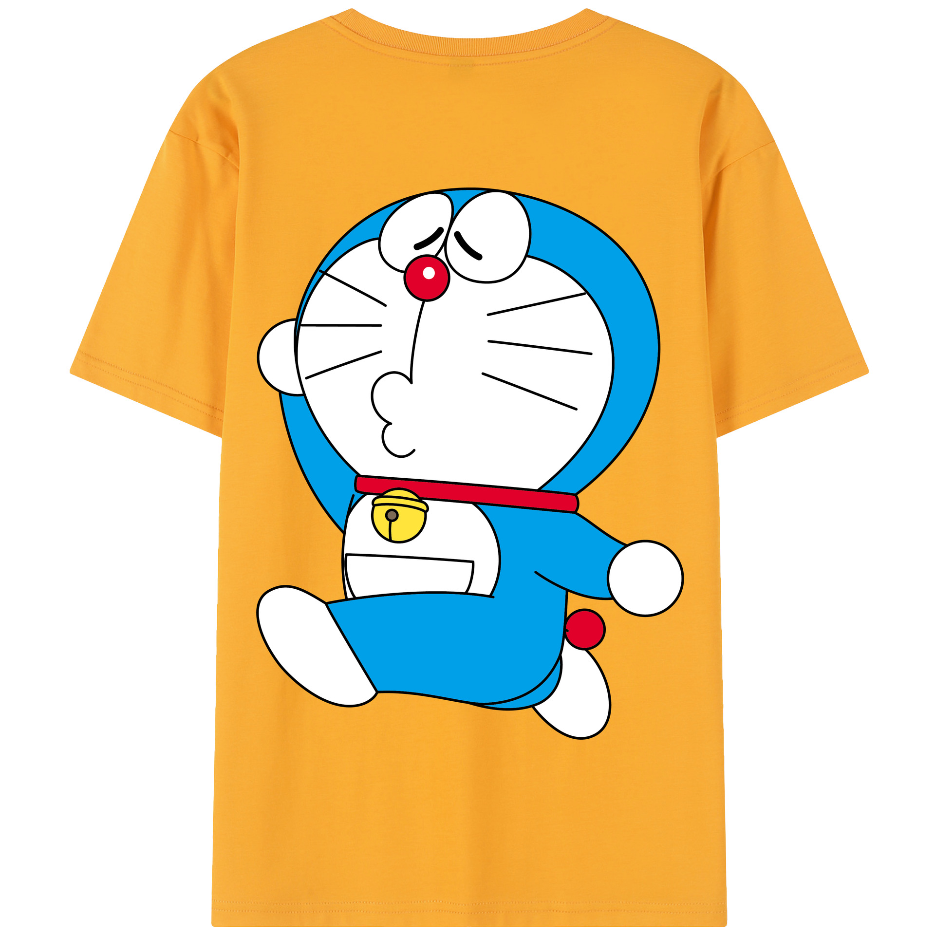 （画像用） ドラえもん Doraemon 綿100％半袖Tシャツ（背面プリント）