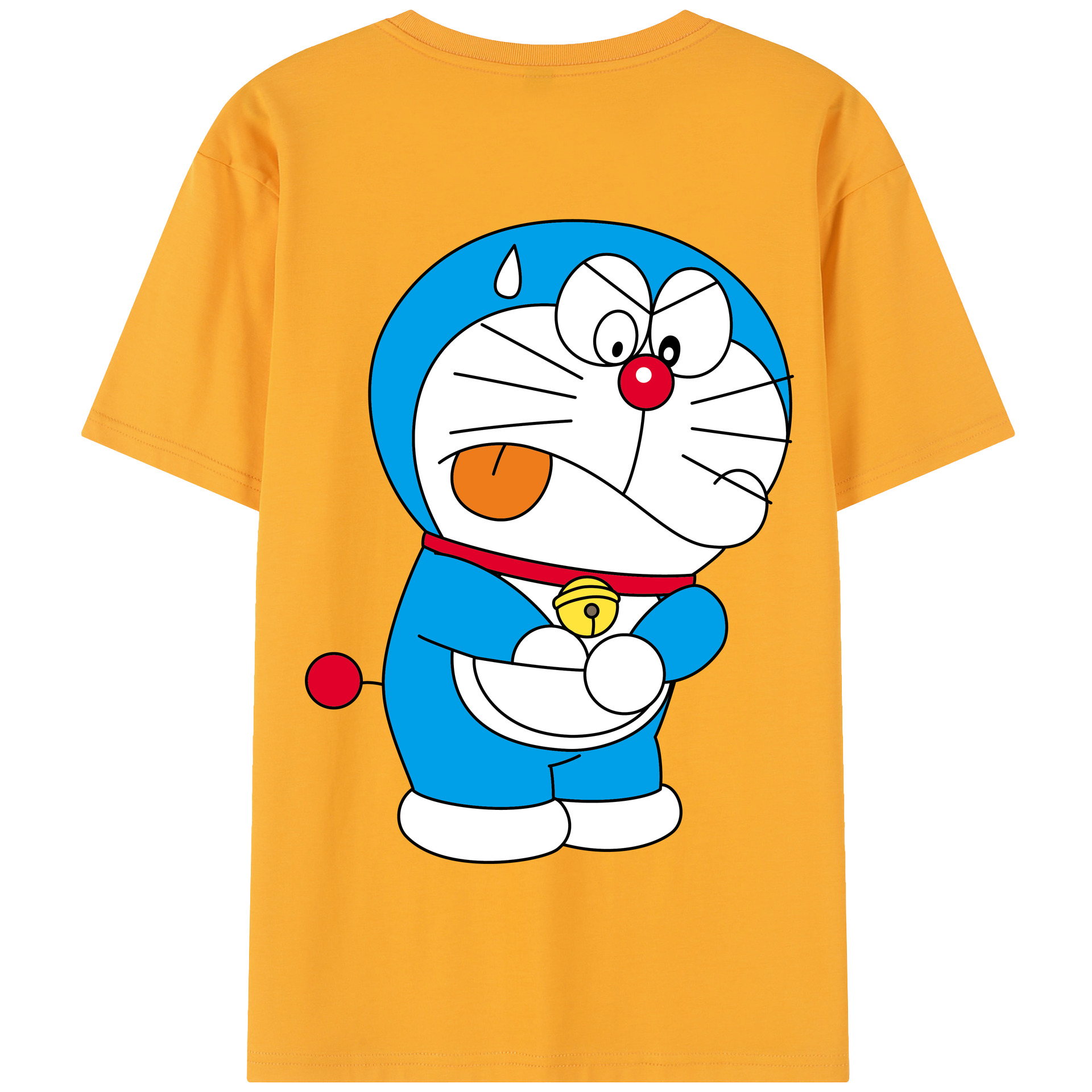 （画像用） ドラえもん Doraemon 綿100％半袖Tシャツ（背面プリント）