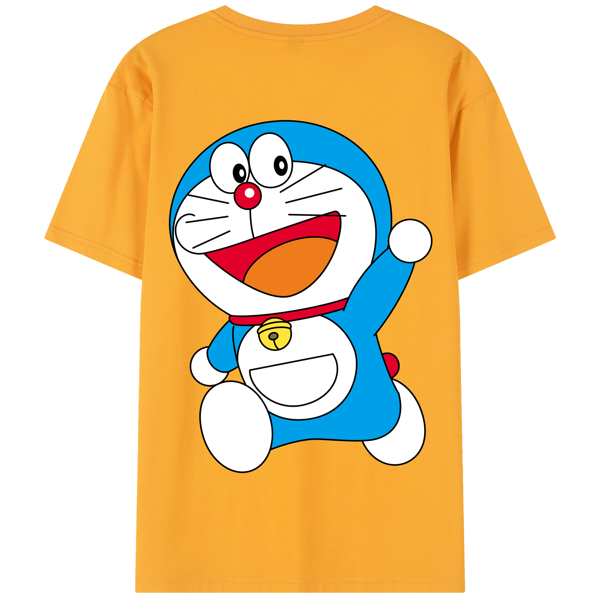 （画像用） ドラえもん Doraemon 綿100％半袖Tシャツ（背面プリント）