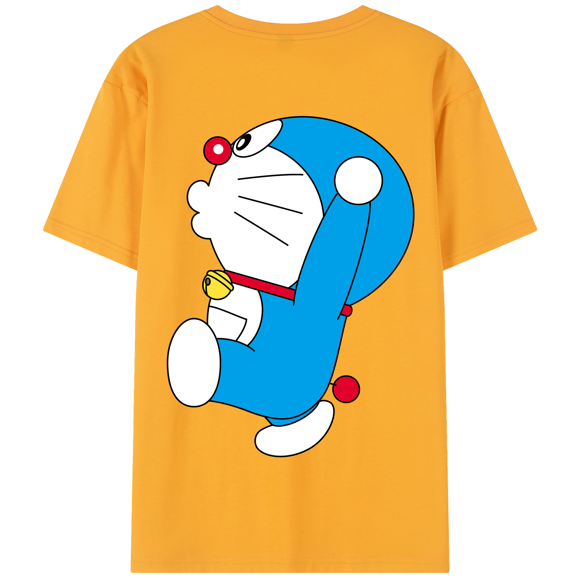 （画像用） ドラえもん Doraemon 綿100％半袖Tシャツ（背面プリント）