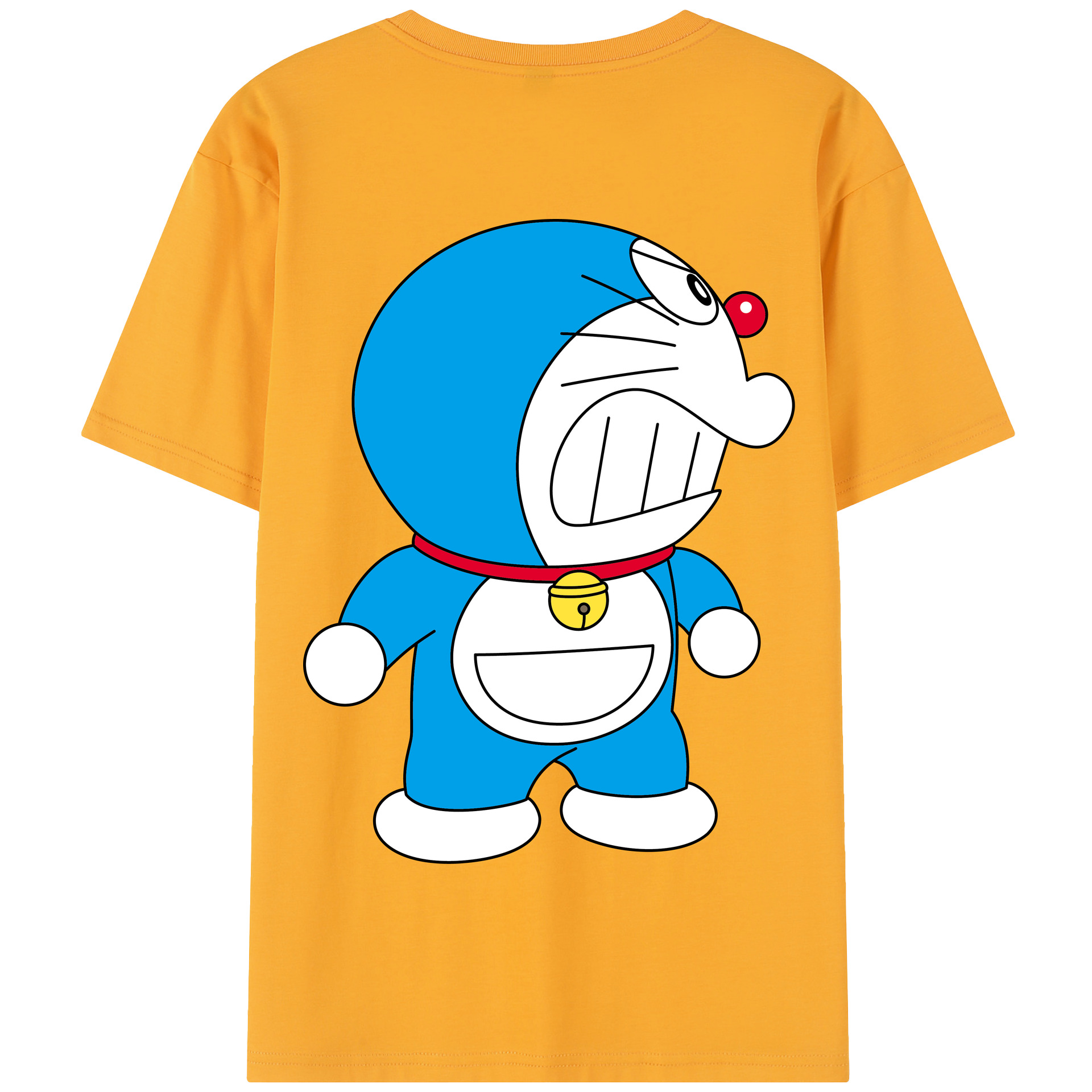 （画像用） ドラえもん Doraemon 綿100％半袖Tシャツ（背面プリント）