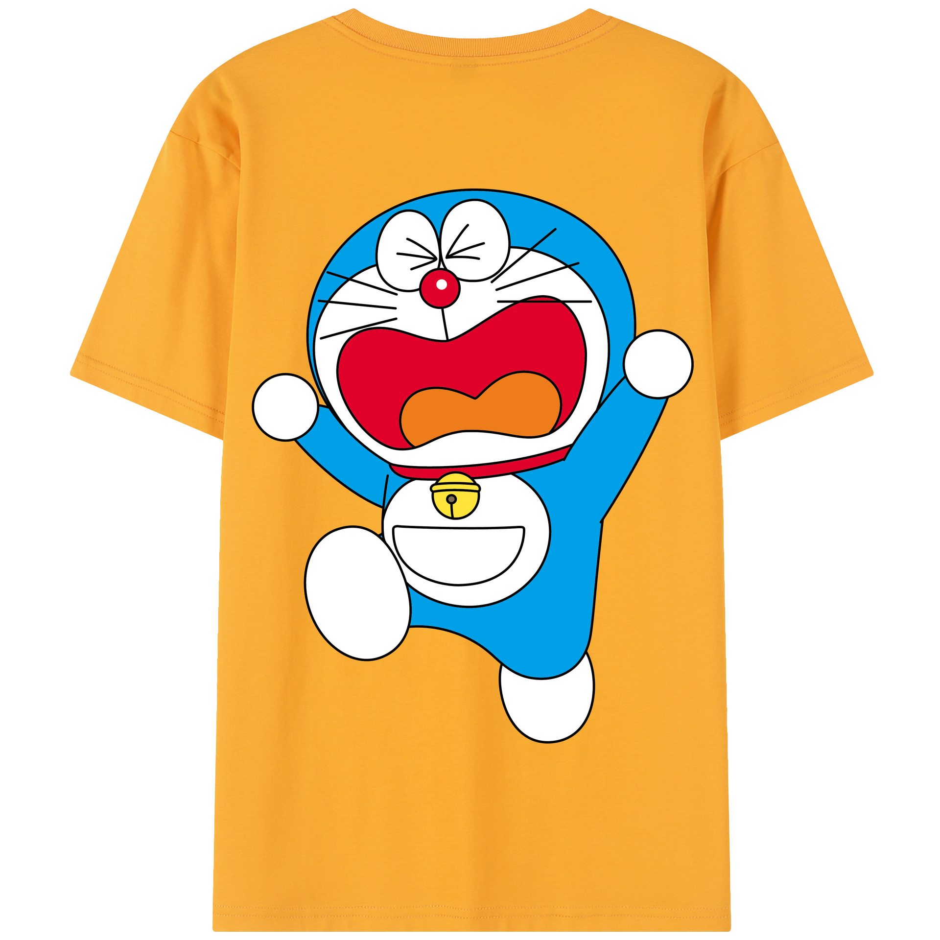 （画像用） ドラえもん Doraemon 綿100％半袖Tシャツ（背面プリント）