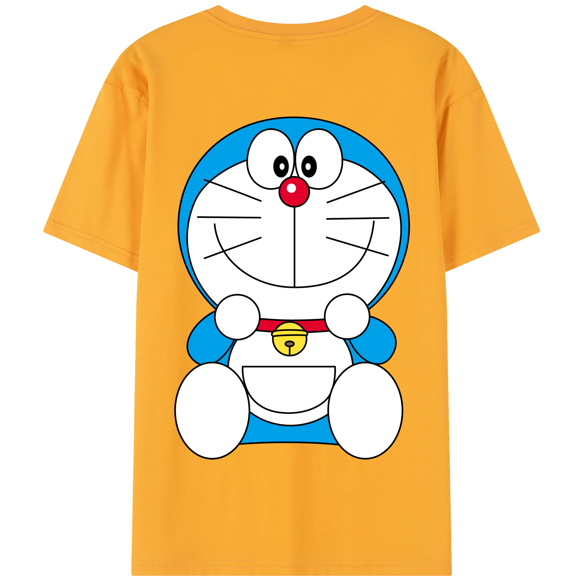 （画像用） ドラえもん Doraemon 綿100％半袖Tシャツ（背面プリント）