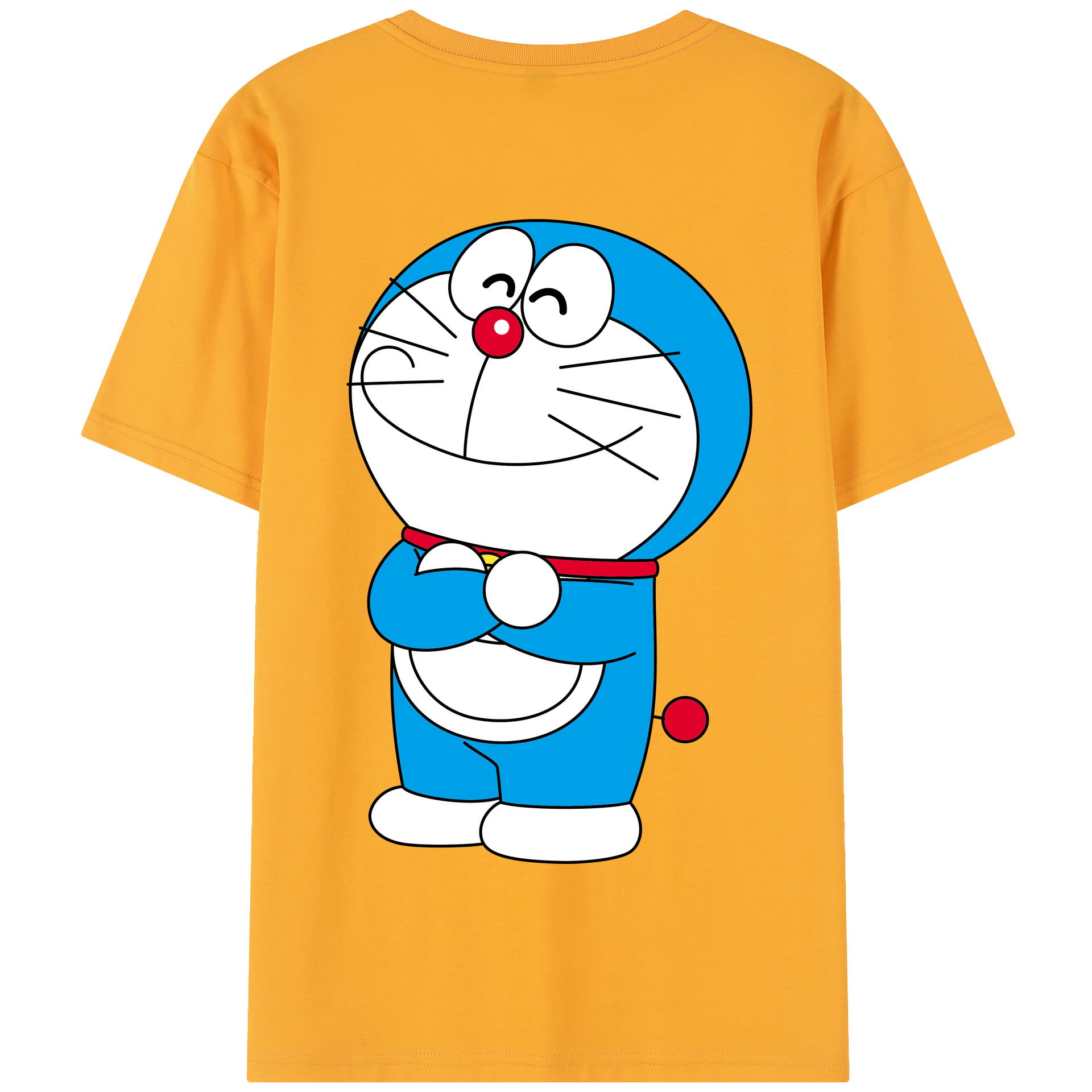 （画像用） ドラえもん Doraemon 綿100％半袖Tシャツ（背面プリント）