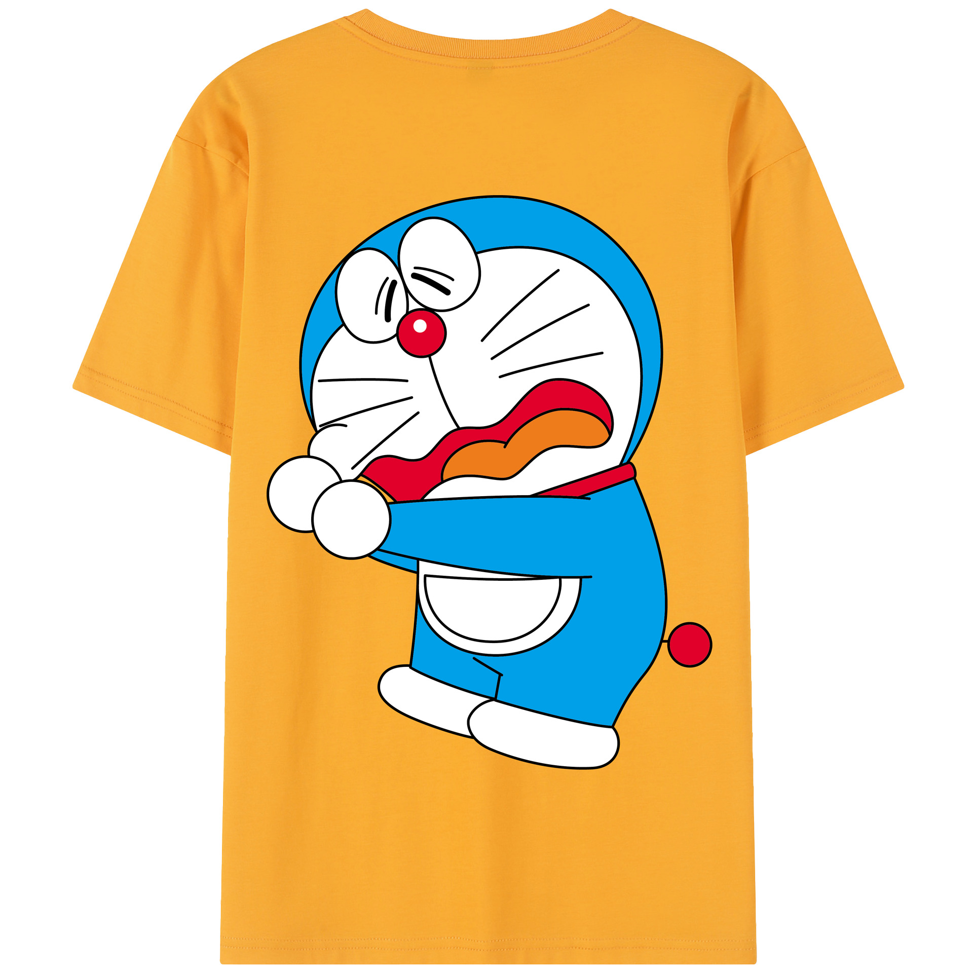 （画像用） ドラえもん Doraemon 綿100％半袖Tシャツ（背面プリント）