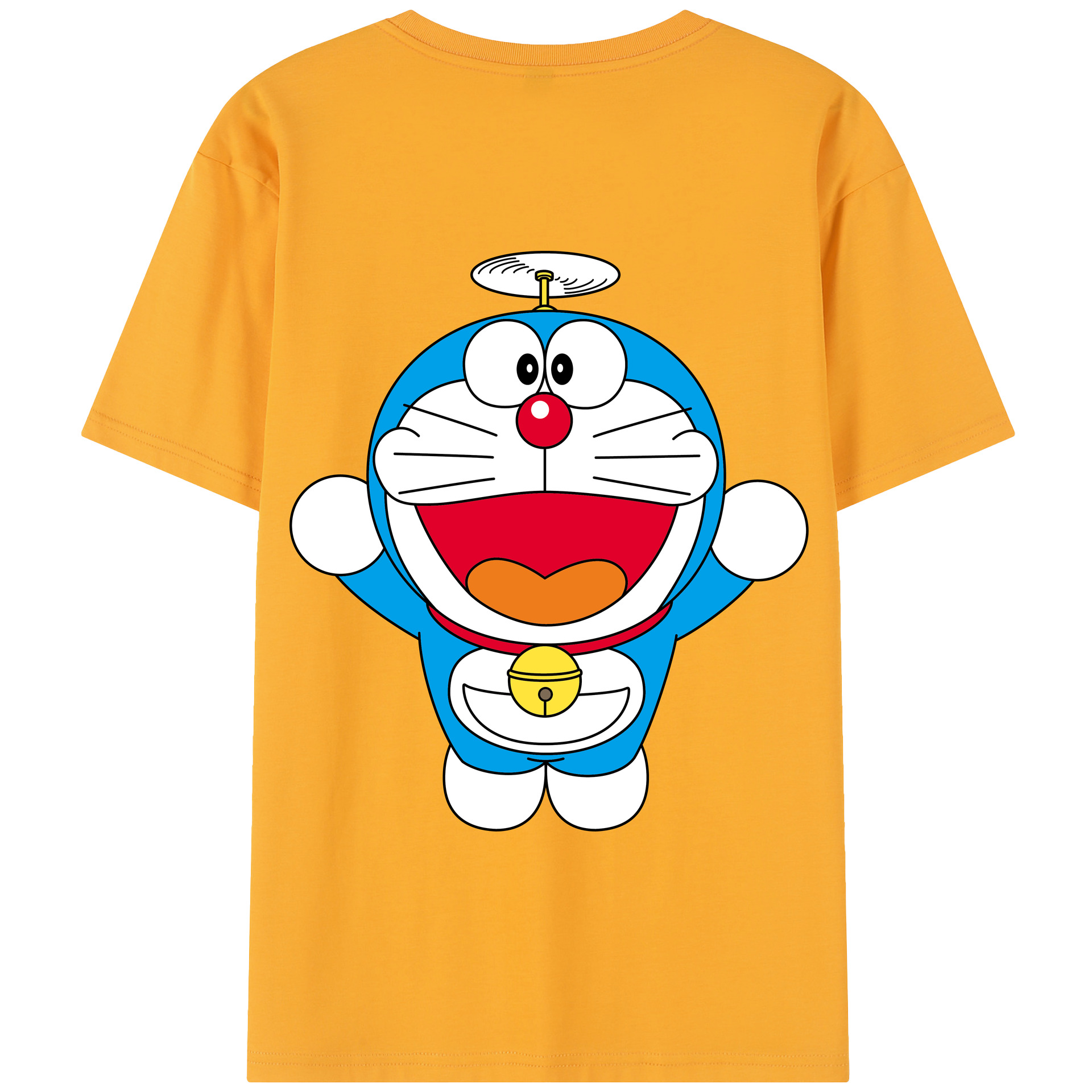 （画像用） ドラえもん Doraemon 綿100％半袖Tシャツ（背面プリント）