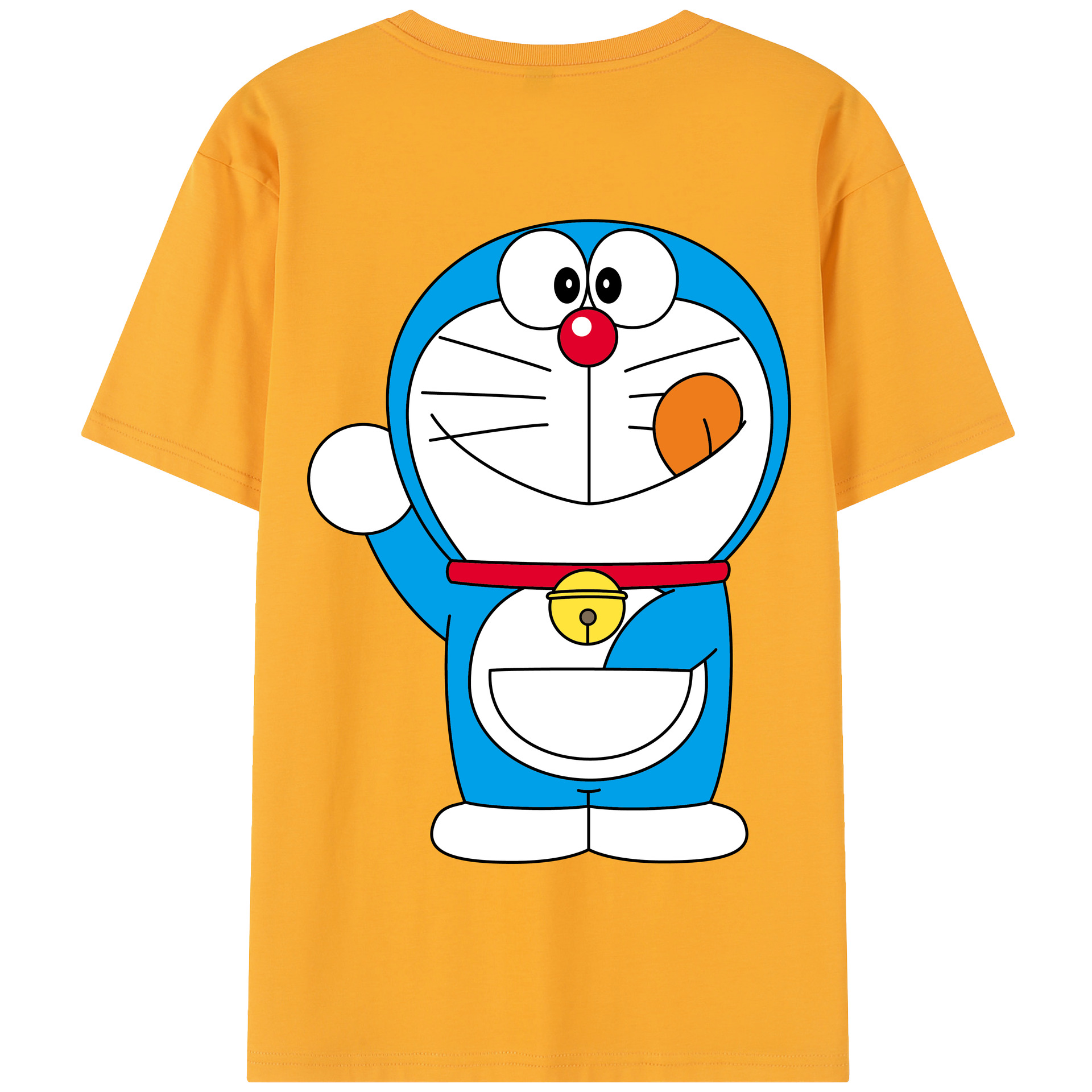 （画像用） ドラえもん Doraemon 綿100％半袖Tシャツ（背面プリント）