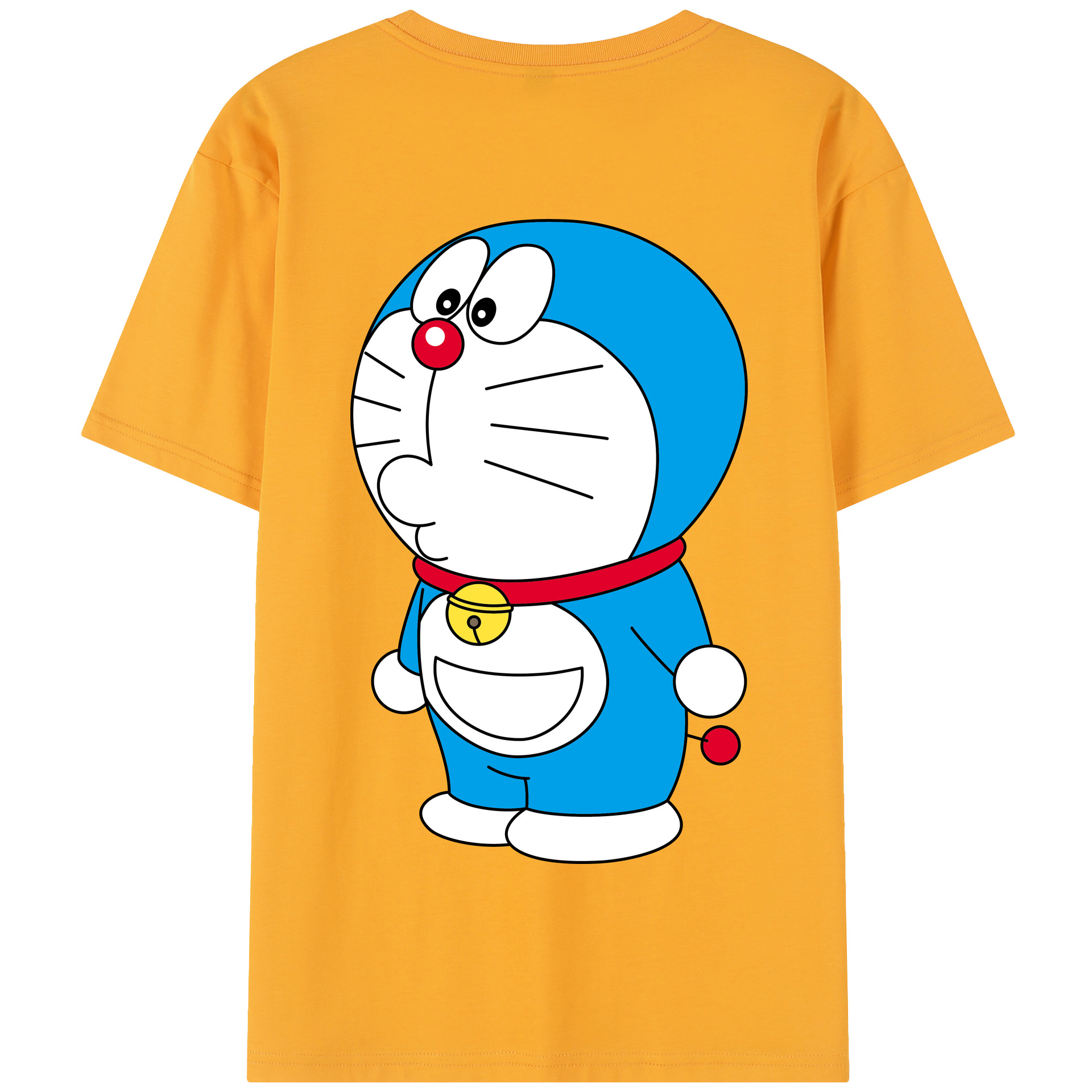 （画像用） ドラえもん Doraemon 綿100％半袖Tシャツ（背面プリント）