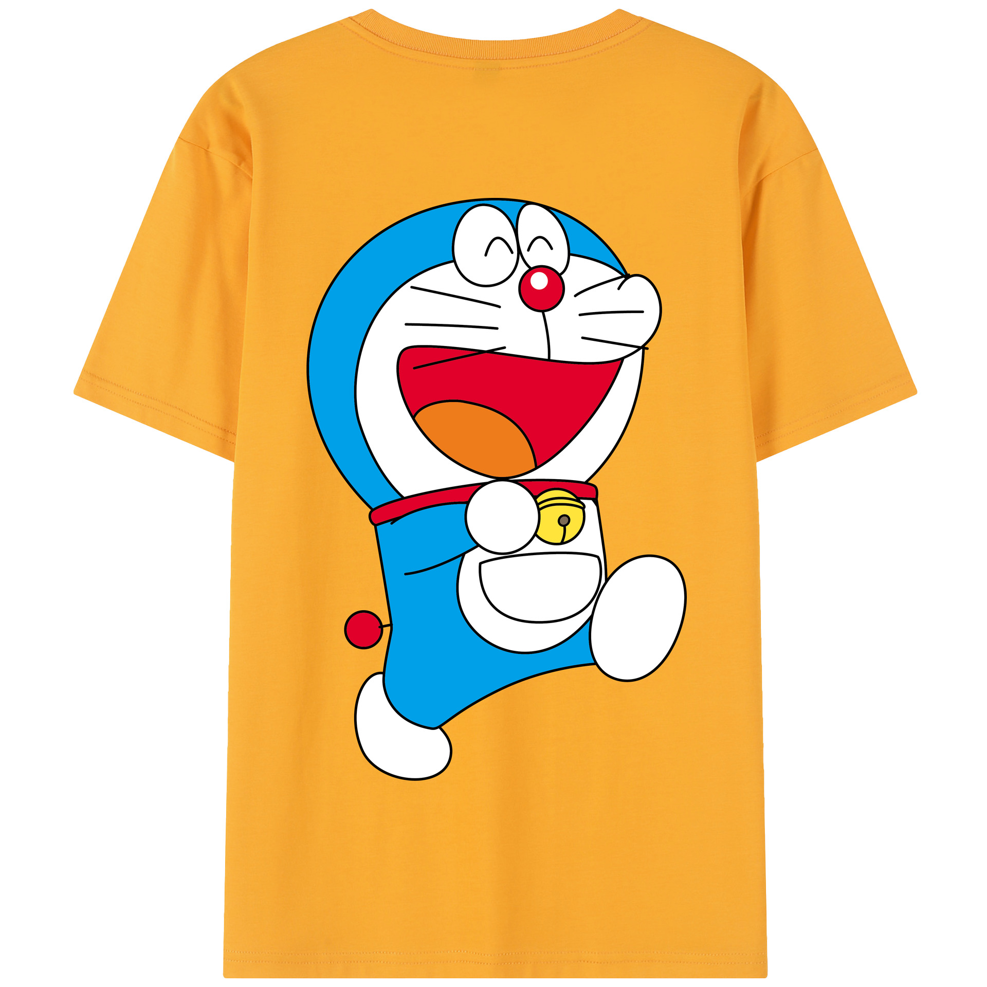 （画像用） ドラえもん Doraemon 綿100％半袖Tシャツ（背面プリント）
