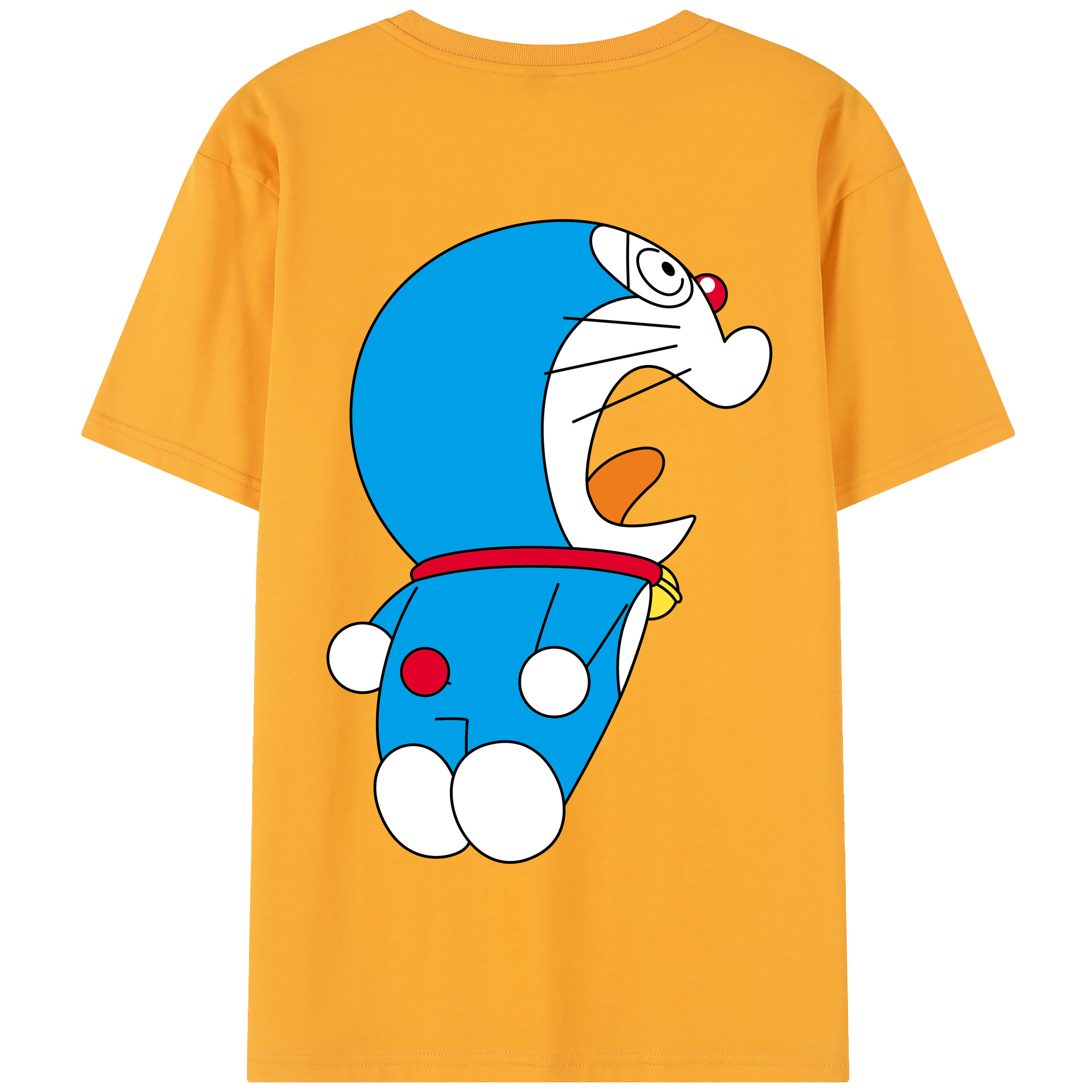 （画像用） ドラえもん Doraemon 綿100％半袖Tシャツ（背面プリント）