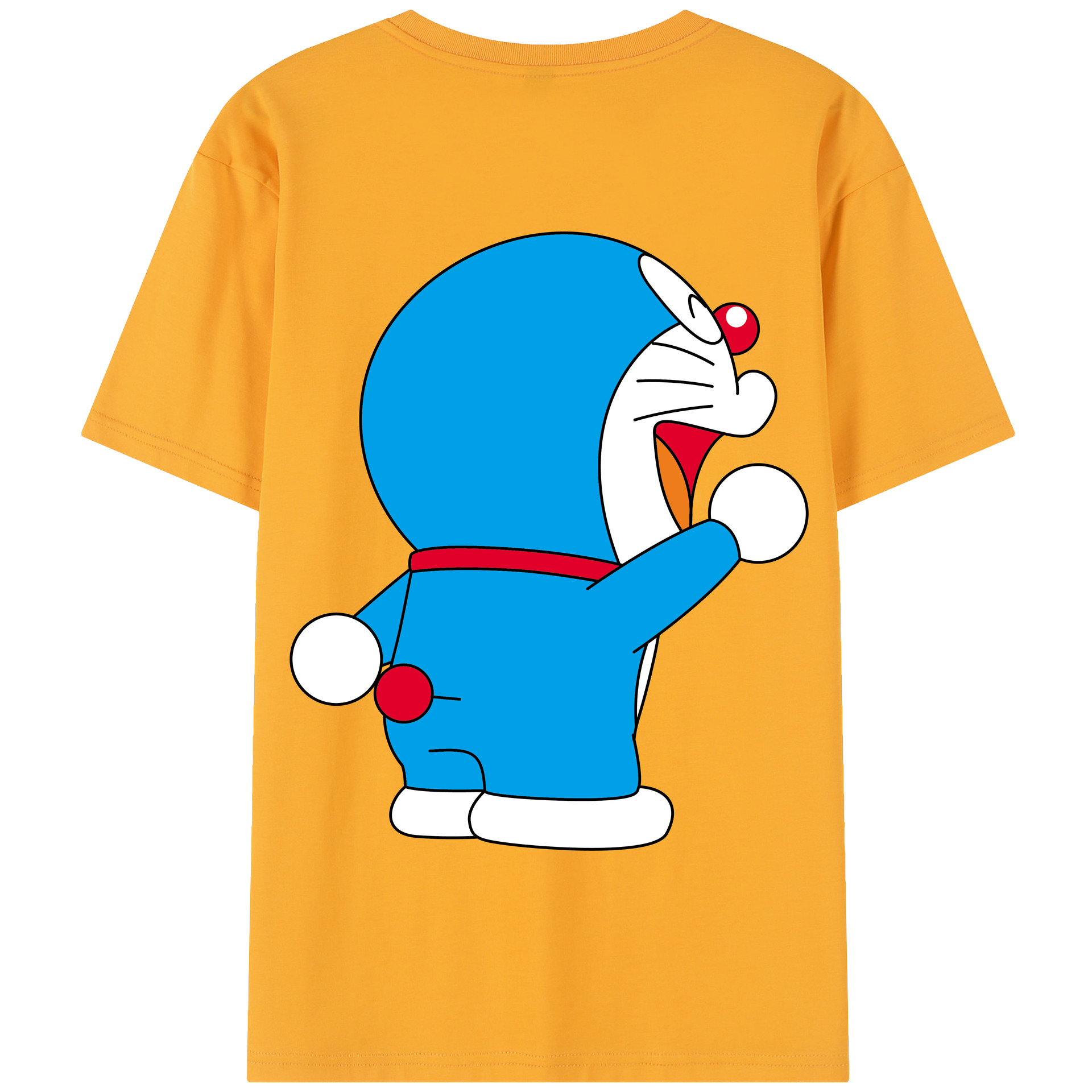 （画像用） ドラえもん Doraemon 綿100％半袖Tシャツ（背面プリント）