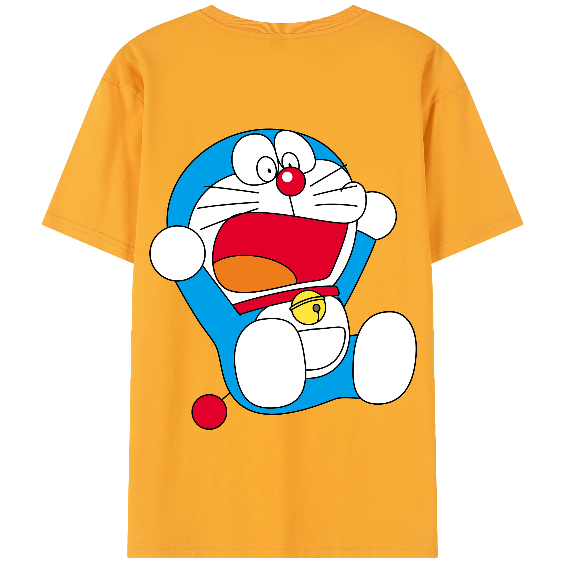 （画像用） ドラえもん Doraemon 綿100％半袖Tシャツ（背面プリント）