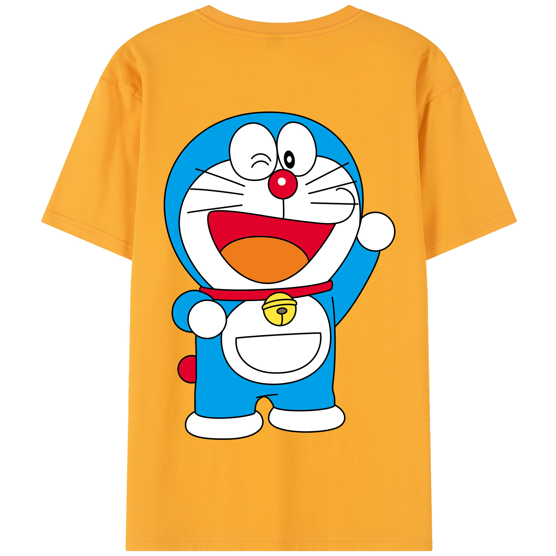 （画像用） ドラえもん Doraemon 綿100％半袖Tシャツ（背面プリント）