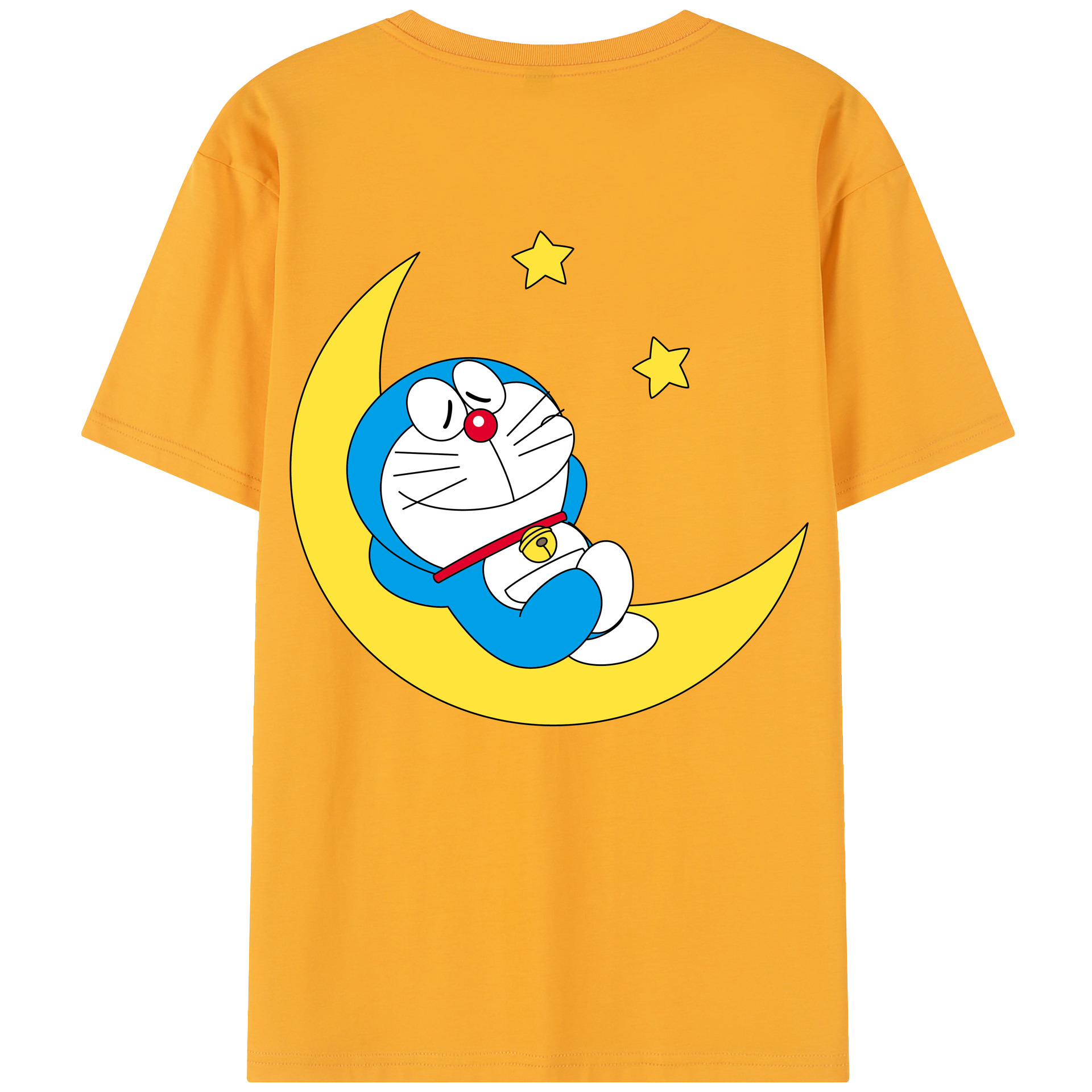 （画像用） ドラえもん Doraemon 綿100％半袖Tシャツ（背面プリント）