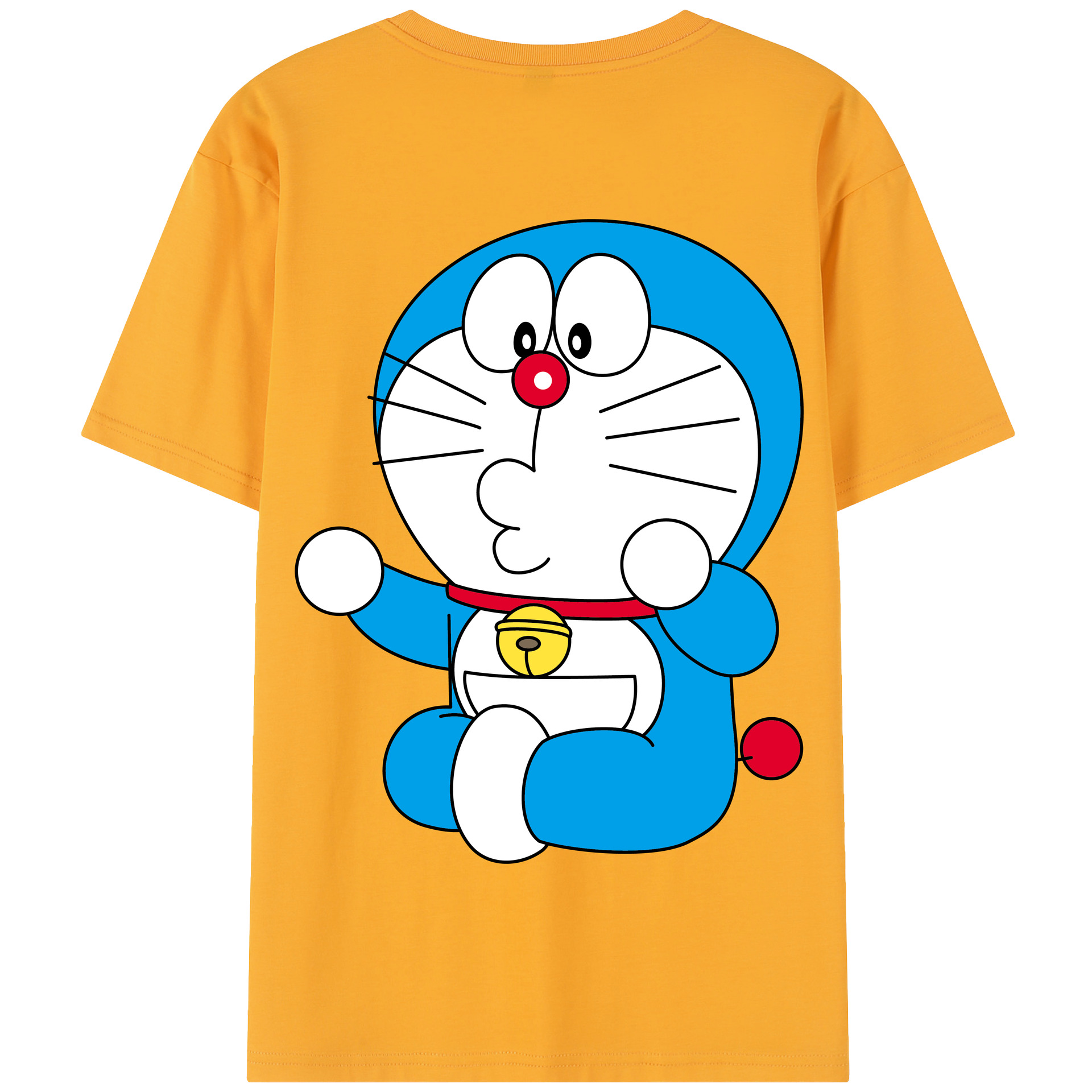 （画像用） ドラえもん Doraemon 綿100％半袖Tシャツ（背面プリント）