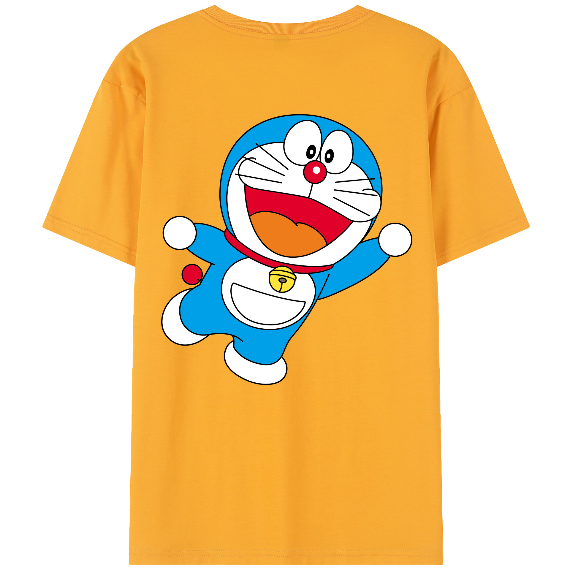 （画像用） ドラえもん Doraemon 綿100％半袖Tシャツ（背面プリント）