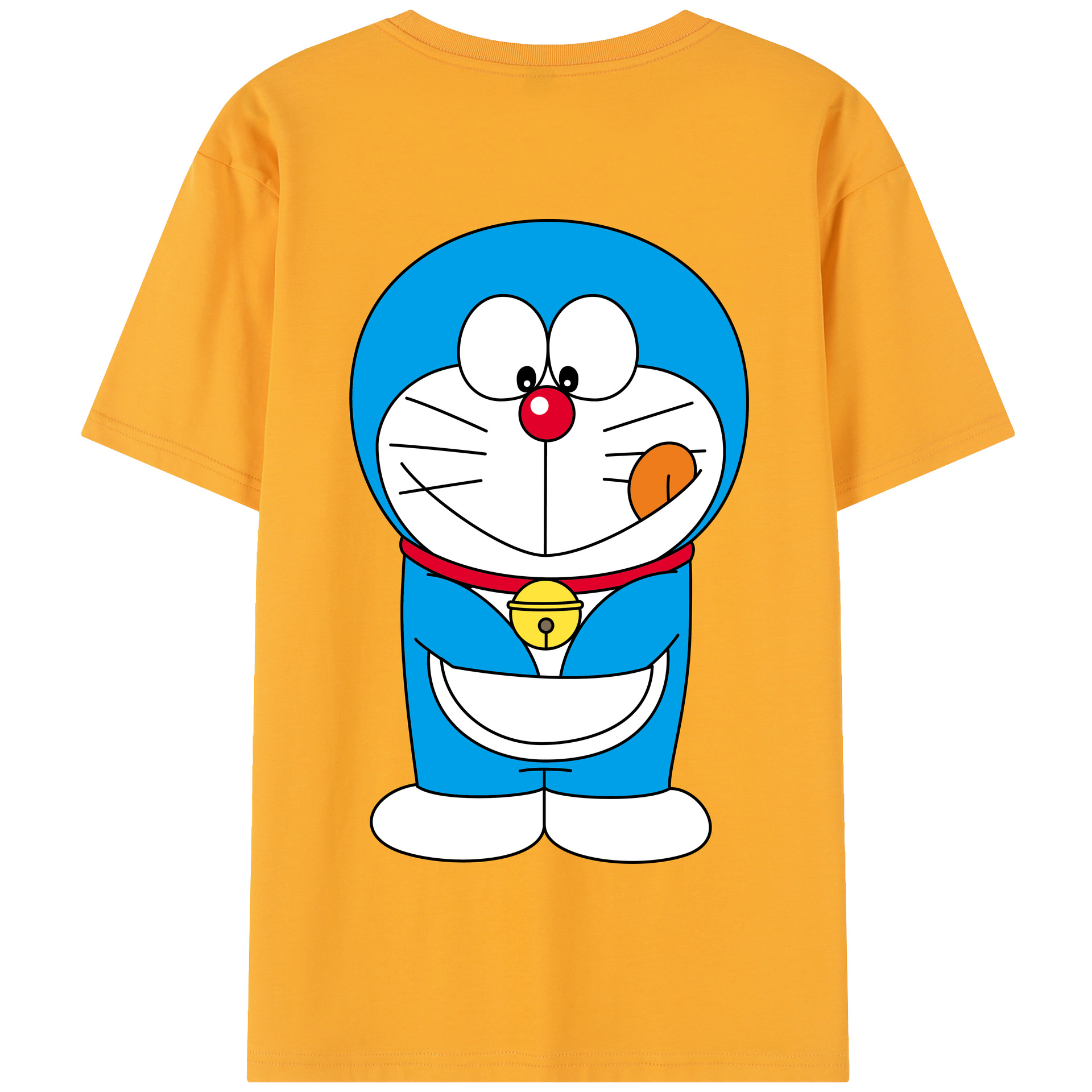 （画像用） ドラえもん Doraemon 綿100％半袖Tシャツ（背面プリント）