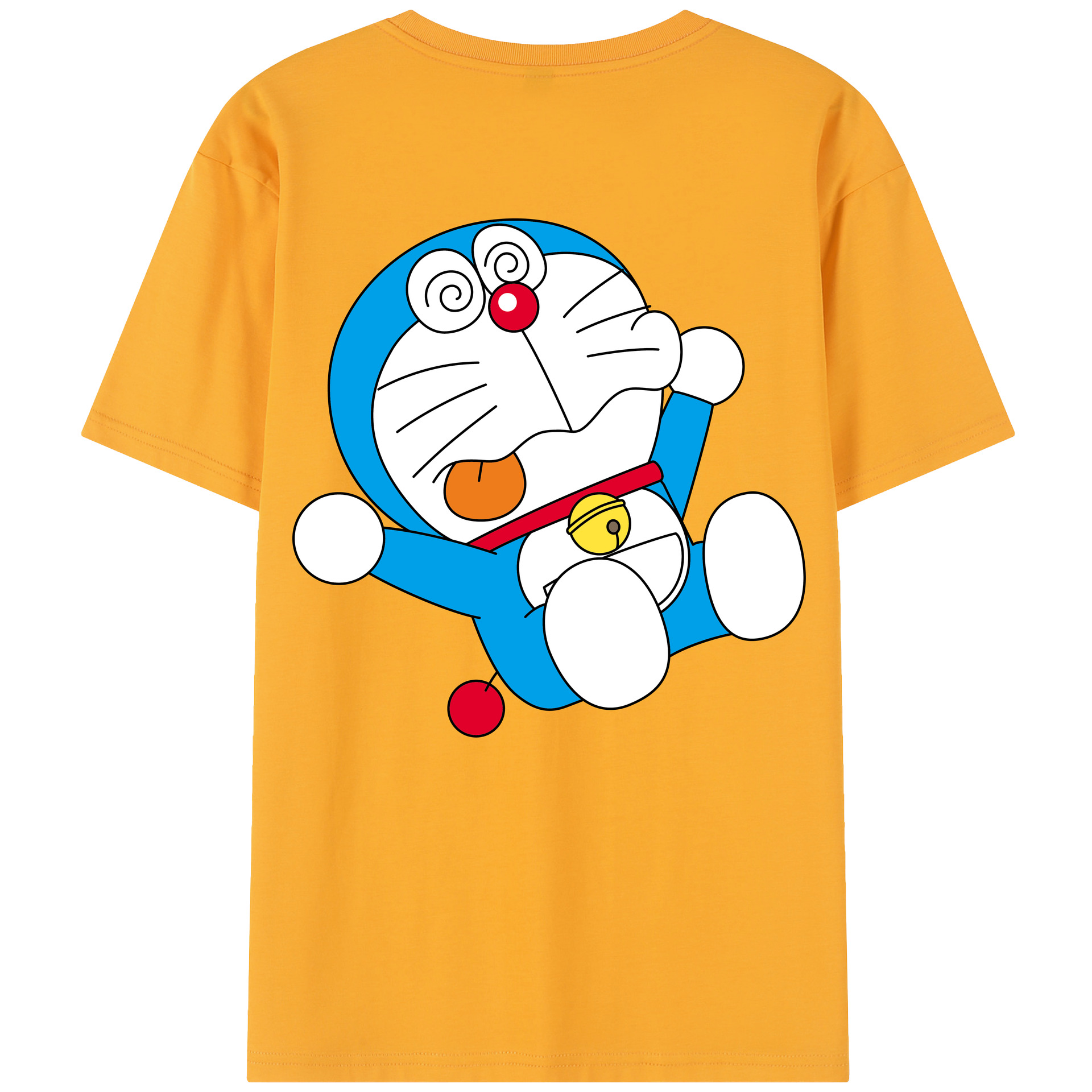（画像用） ドラえもん Doraemon 綿100％半袖Tシャツ（背面プリント）
