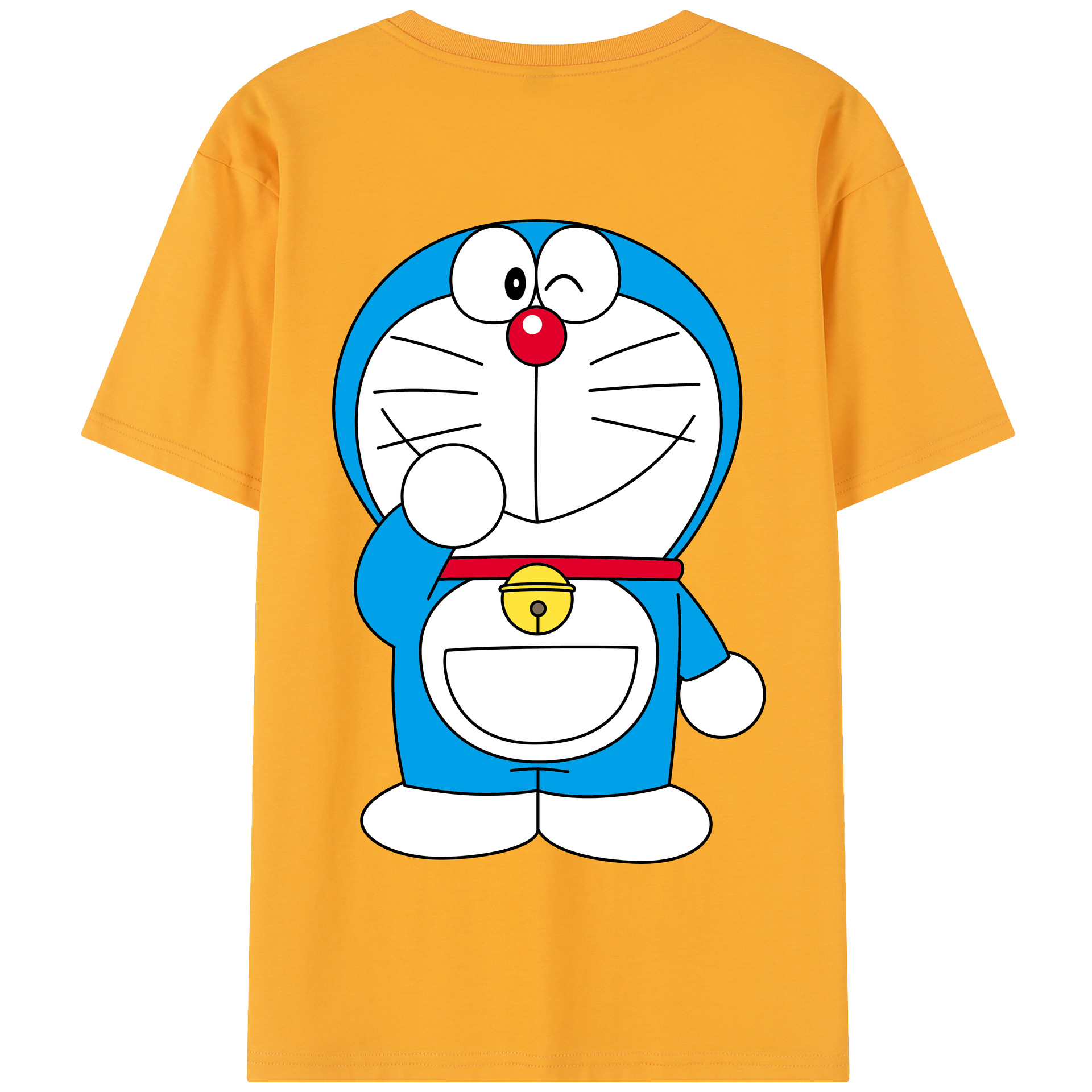 （画像用） ドラえもん Doraemon 綿100％半袖Tシャツ（背面プリント）