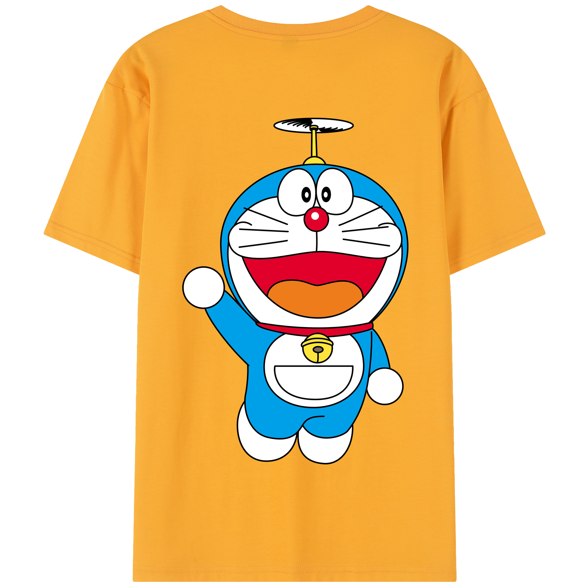 （画像用） ドラえもん Doraemon 綿100％半袖Tシャツ（背面プリント）