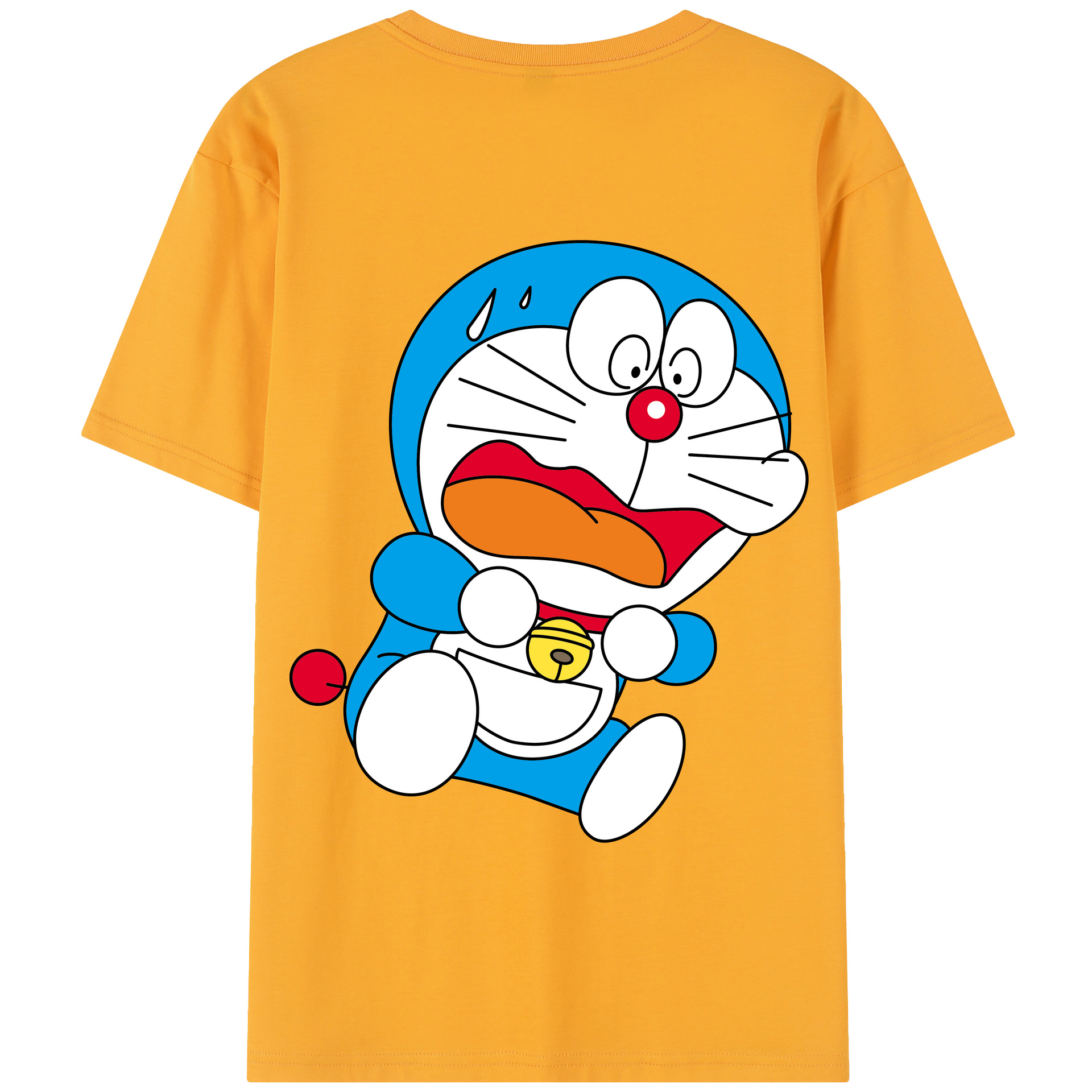 （画像用） ドラえもん Doraemon 綿100％半袖Tシャツ（背面プリント）