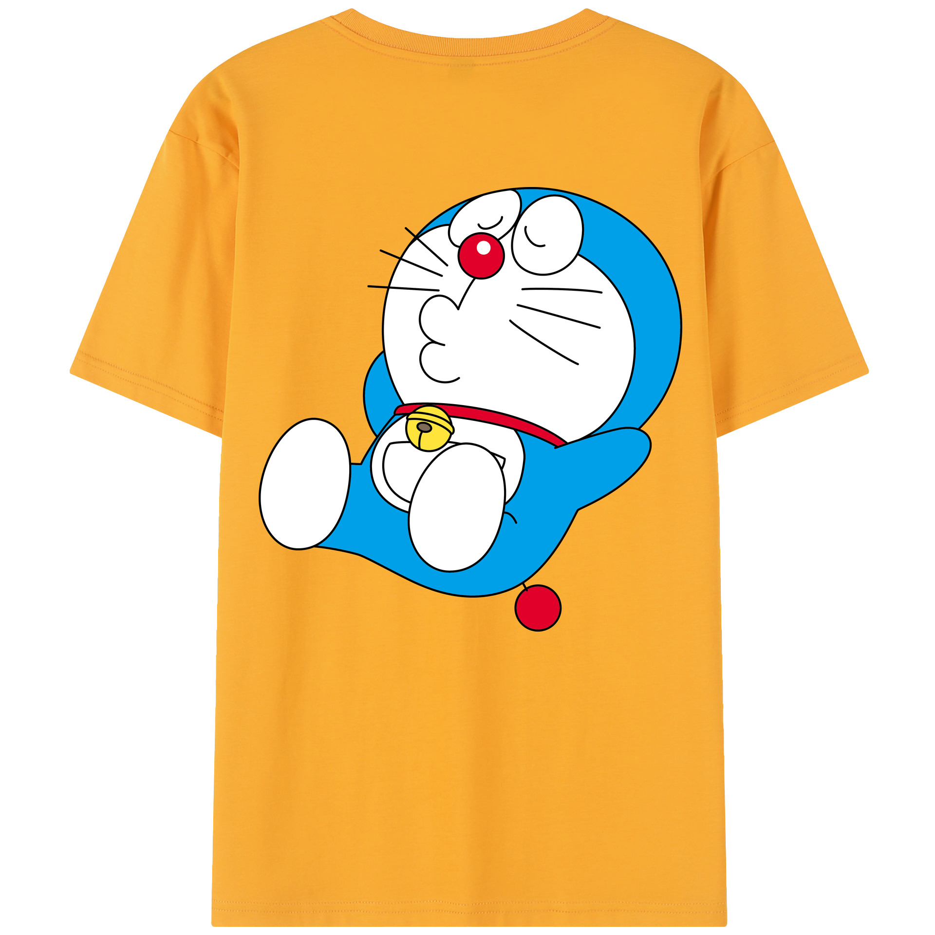 （画像用） ドラえもん Doraemon 綿100％半袖Tシャツ（背面プリント）