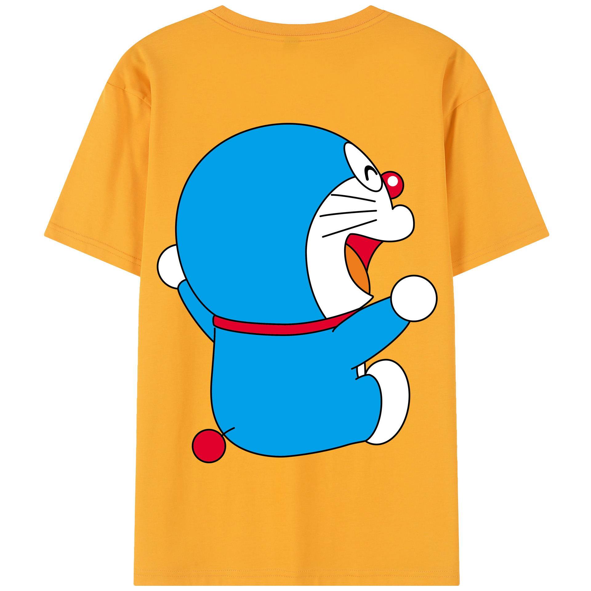 （画像用） ドラえもん Doraemon 綿100％半袖Tシャツ（背面プリント）