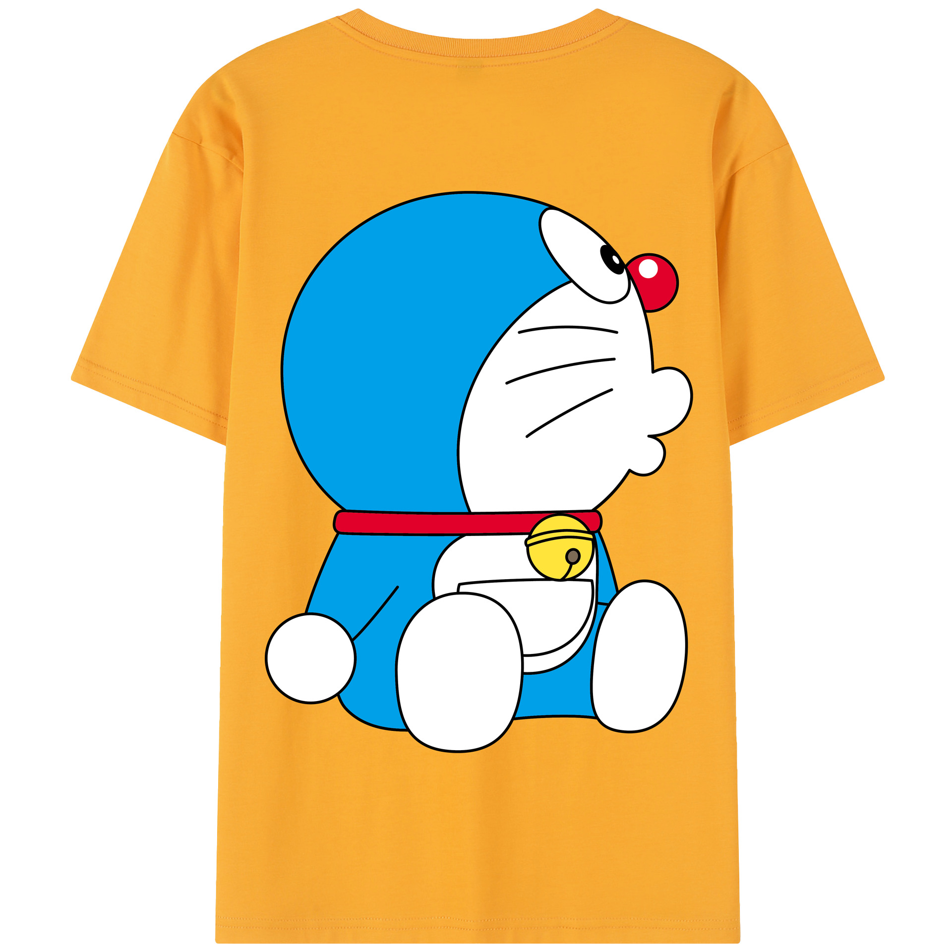 （画像用） ドラえもん Doraemon 綿100％半袖Tシャツ（背面プリント）
