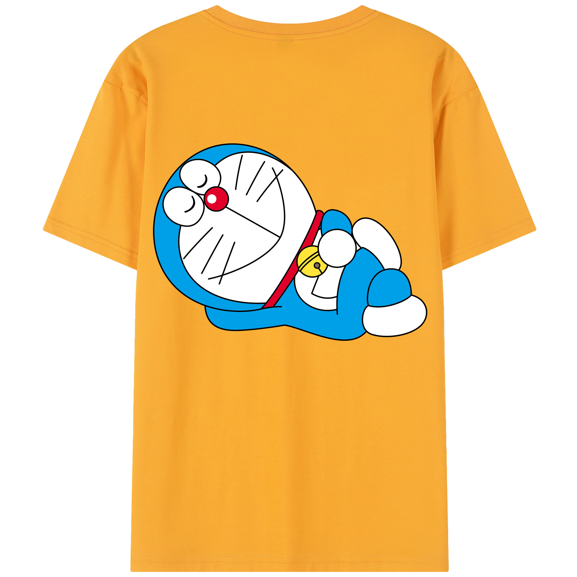 （画像用） ドラえもん Doraemon 綿100％半袖Tシャツ（背面プリント）