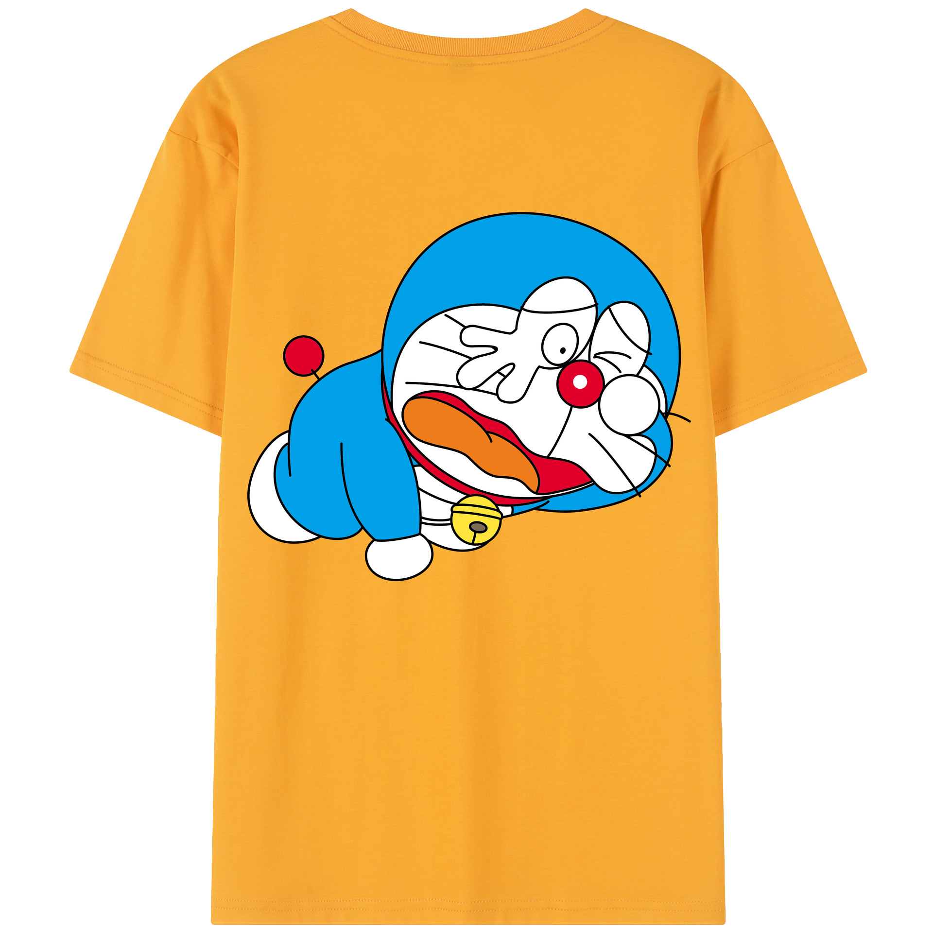 （画像用） ドラえもん Doraemon 綿100％半袖Tシャツ（背面プリント）