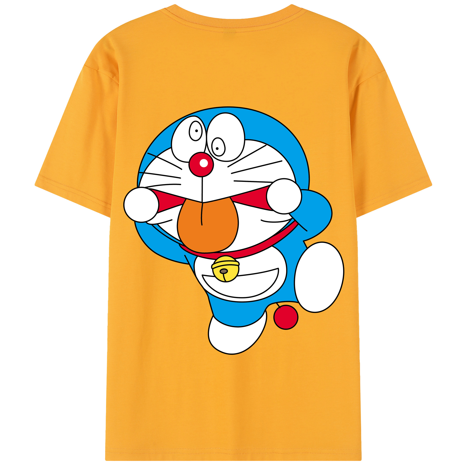 （画像用） ドラえもん Doraemon 綿100％半袖Tシャツ（背面プリント）